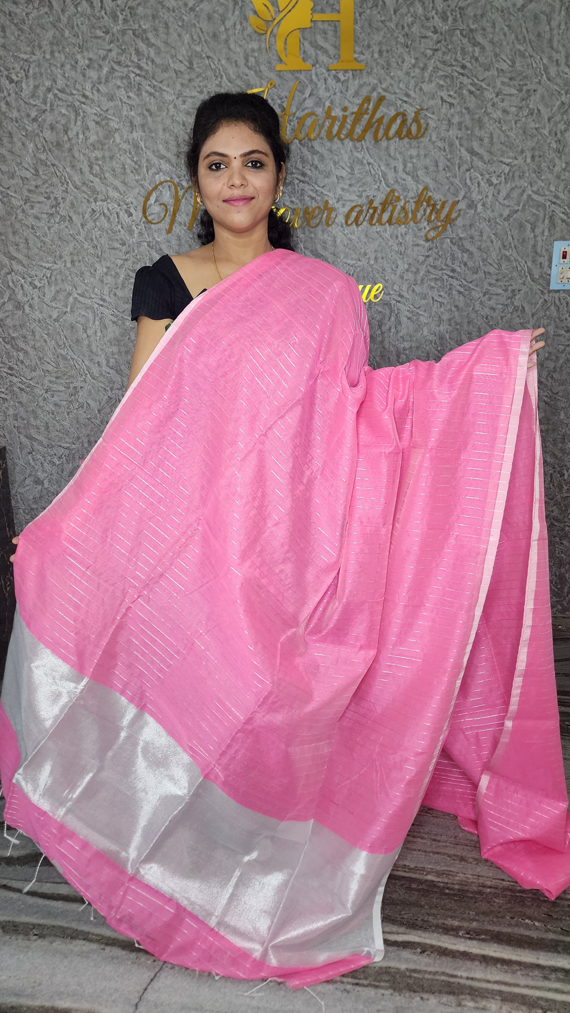 KHADI TISSUE COTTON SAREE