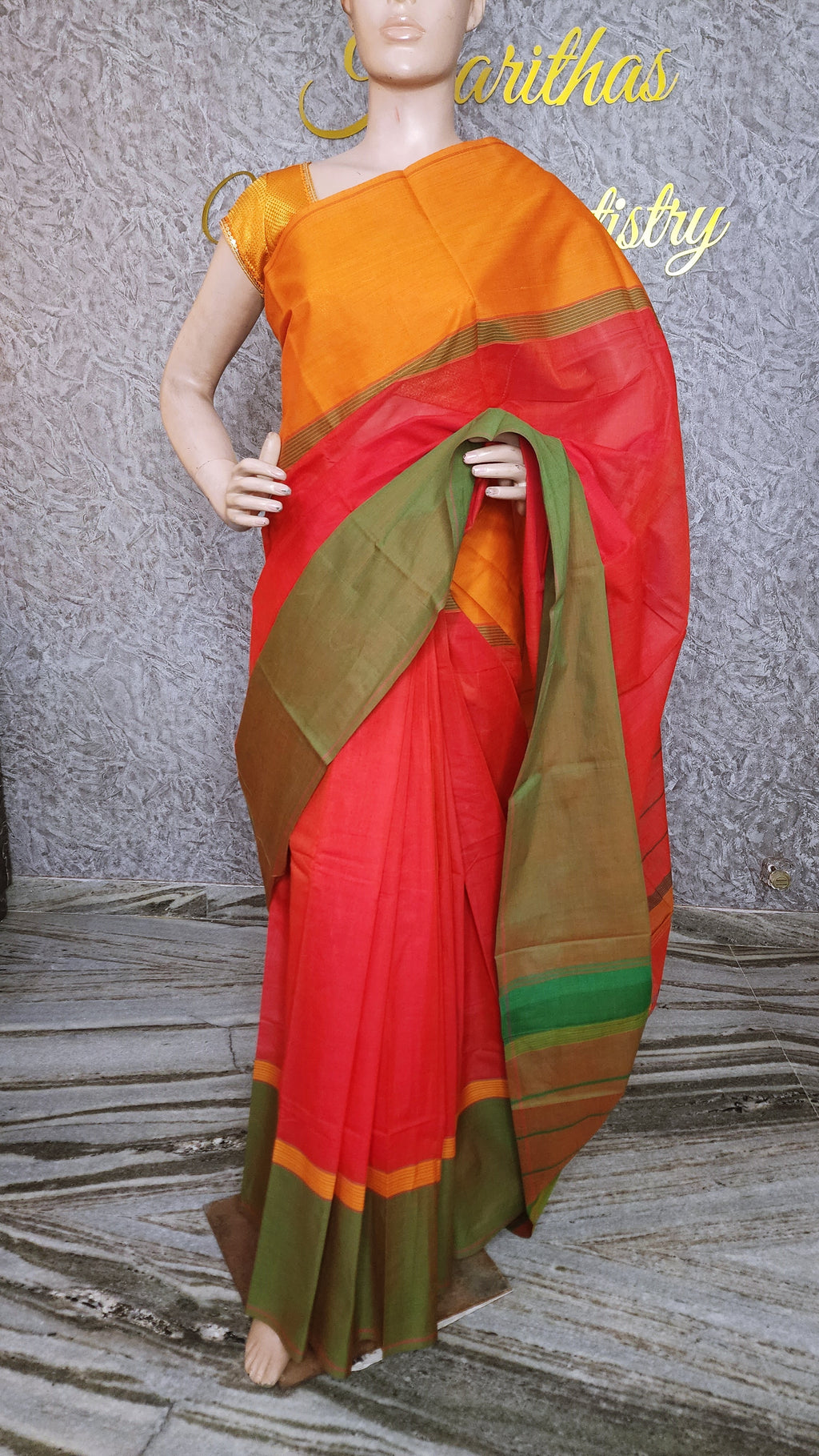 HANDLOOM KANCHI COTTON SAREE