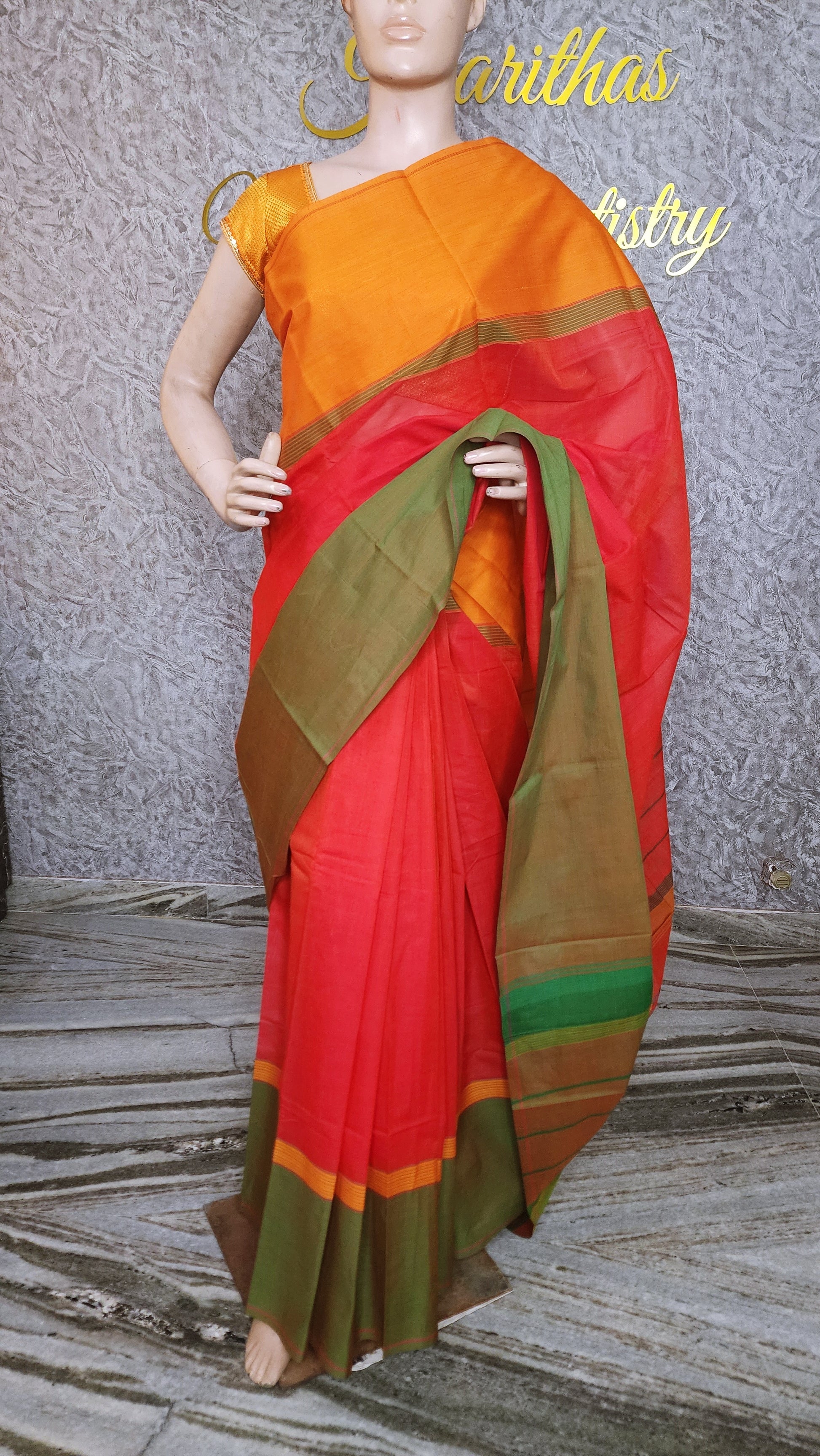HANDLOOM KANCHI COTTON SAREE