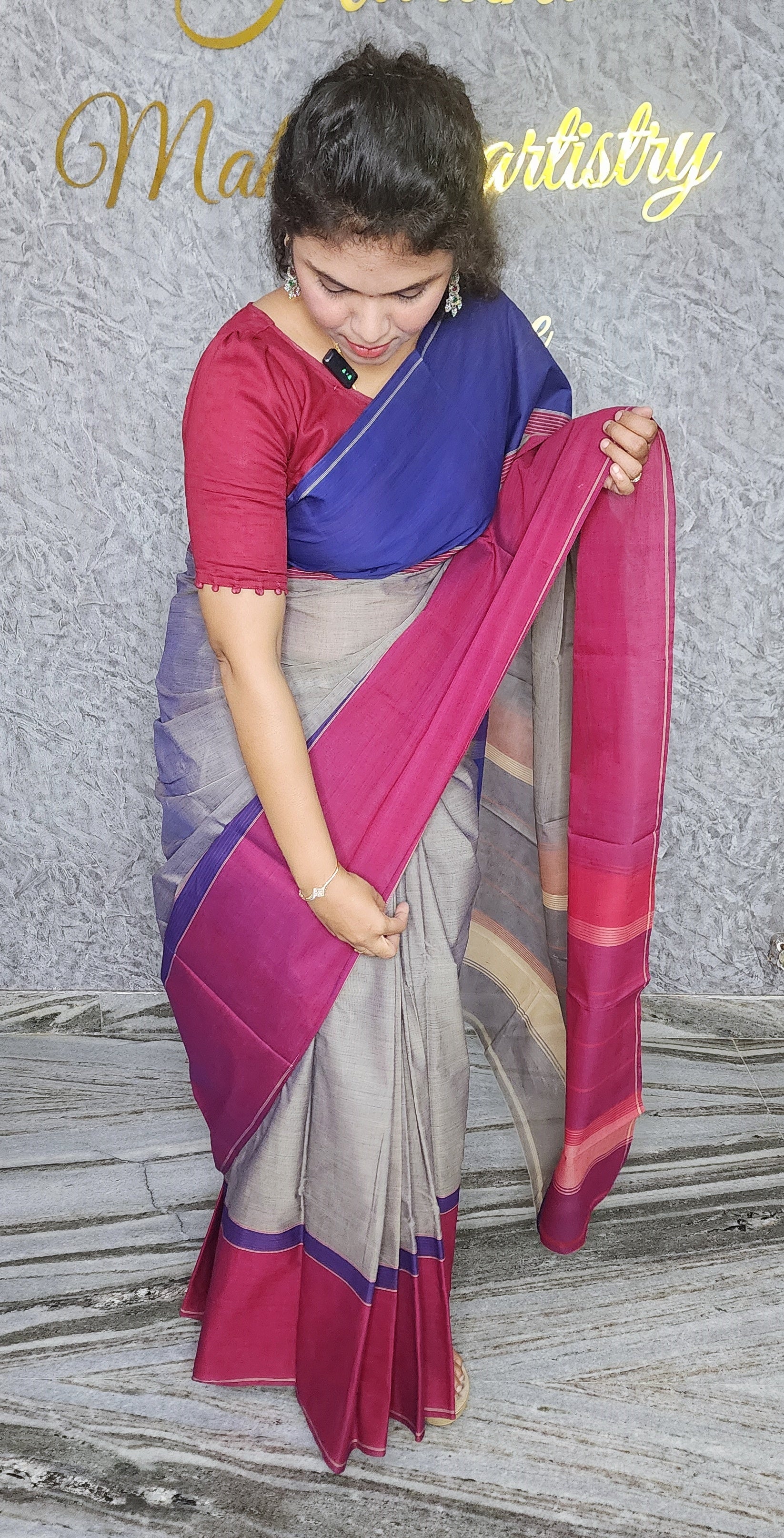 HANDLOOM KANCHI COTTON SAREE