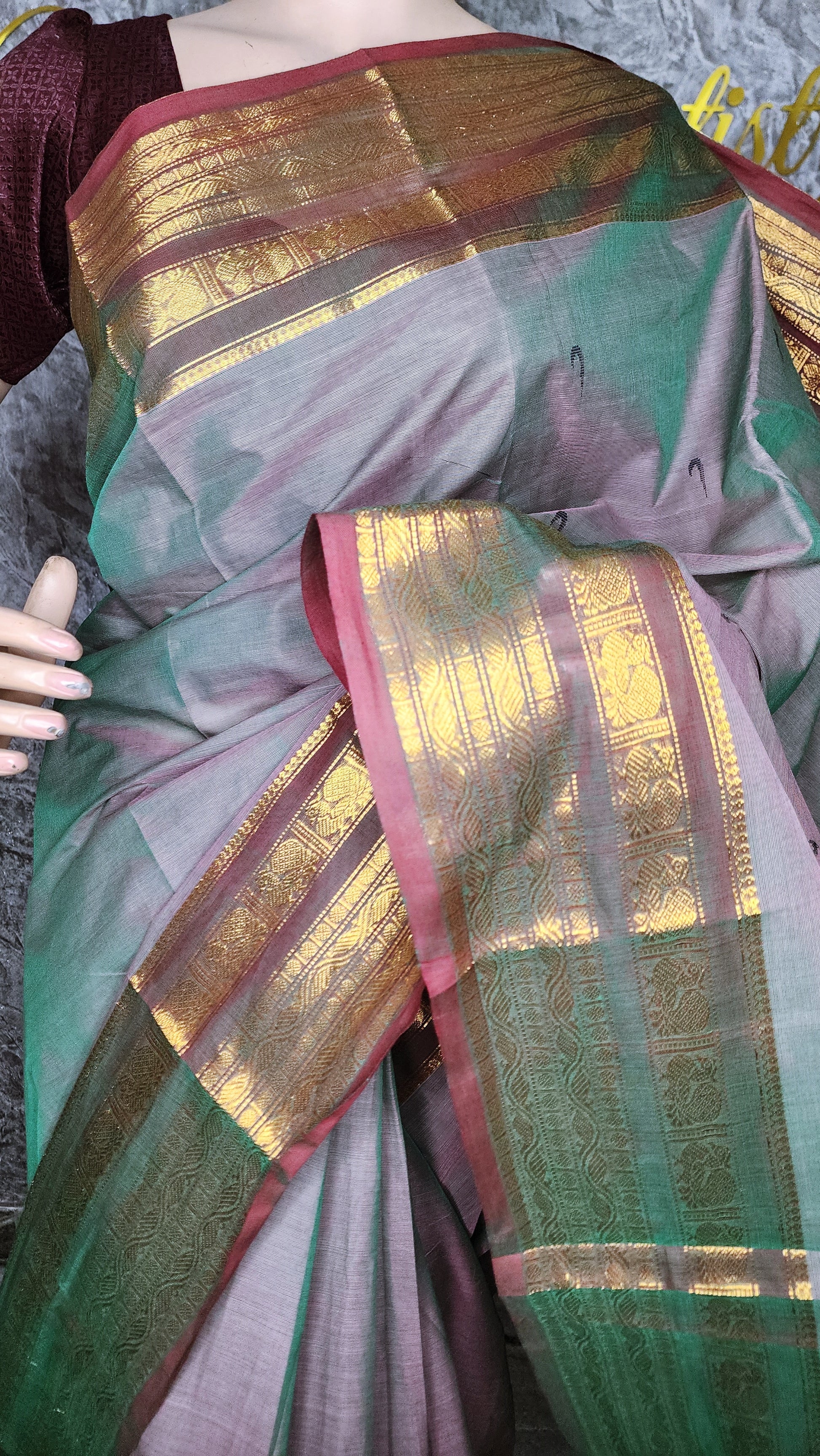 KANCHI COTTON  SAREE