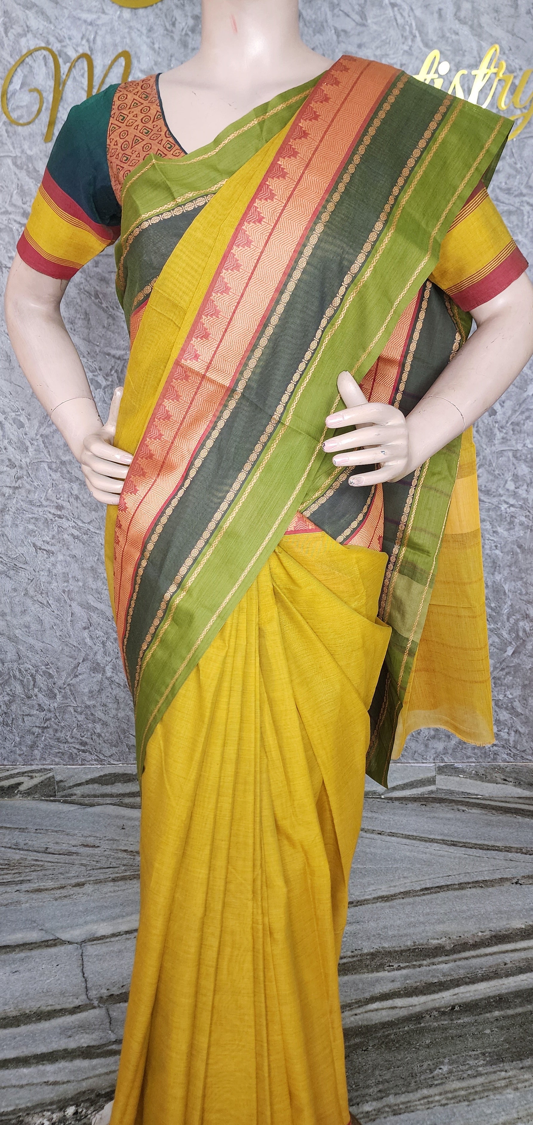 HANDLOOM KANCHI COTTON SAREE