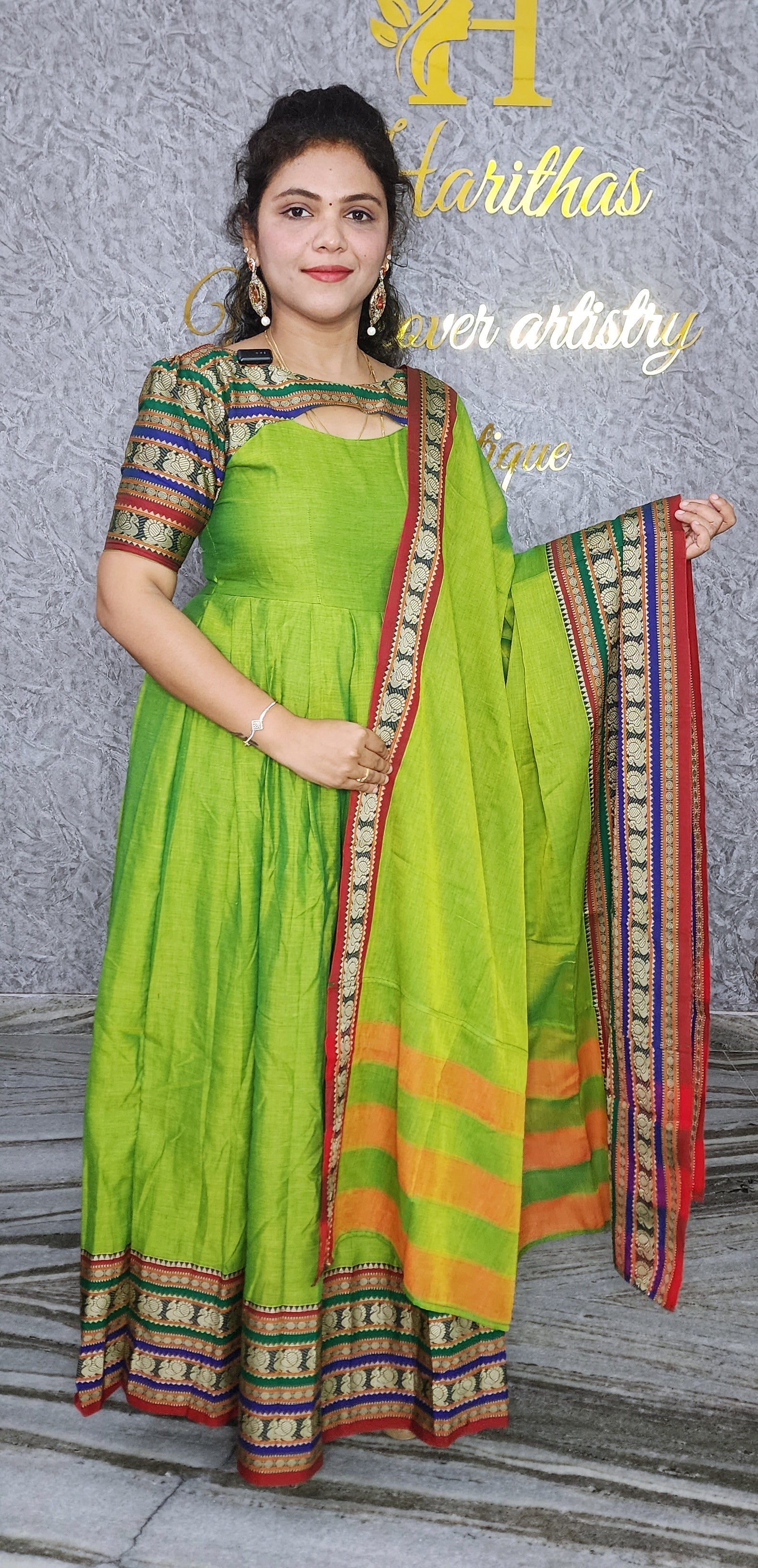 ANARKALI KANCHI COTTON SALWAR SET