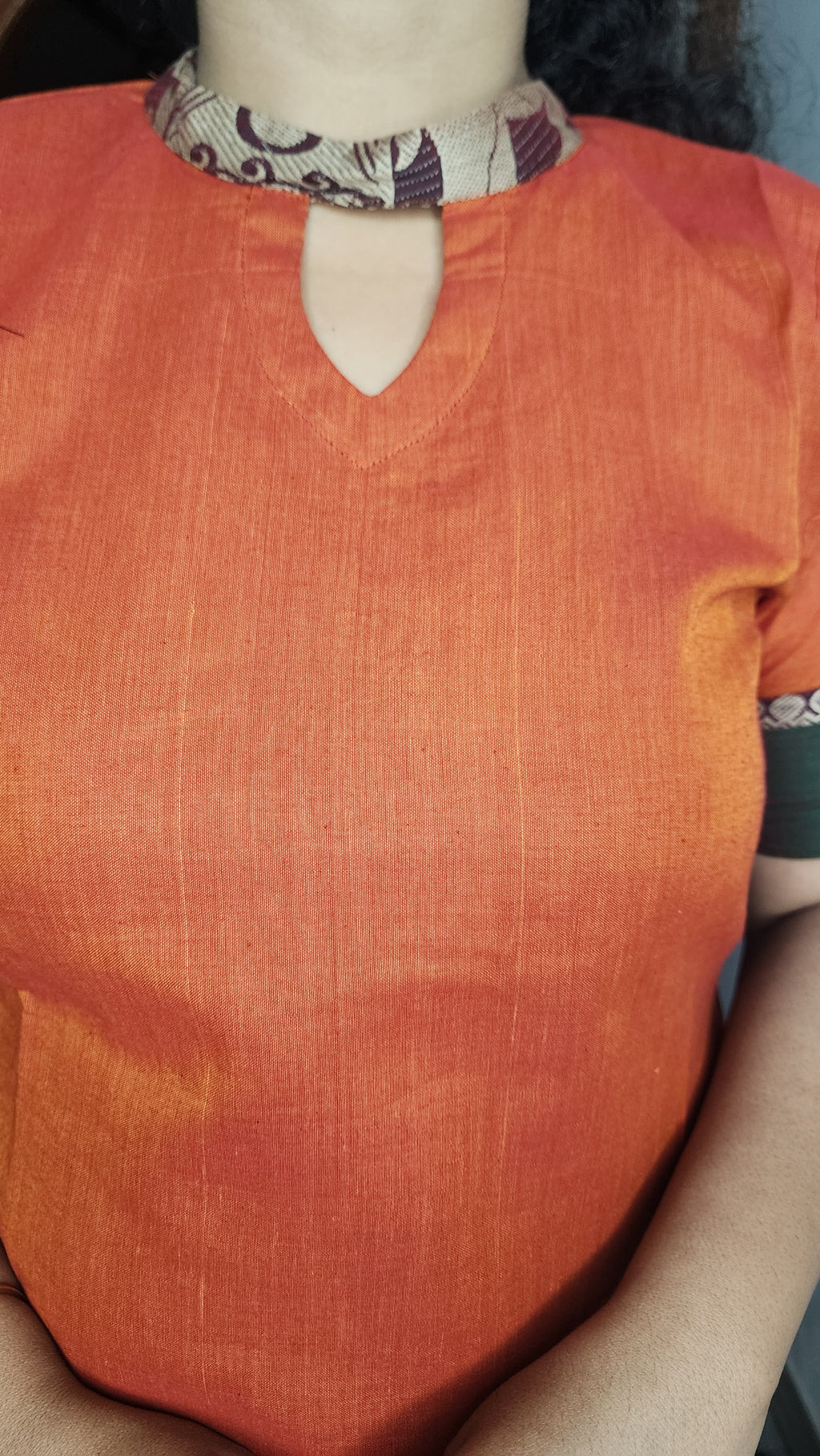 HERITAGE DESIGN NARAYANAPET COTTON KURTI