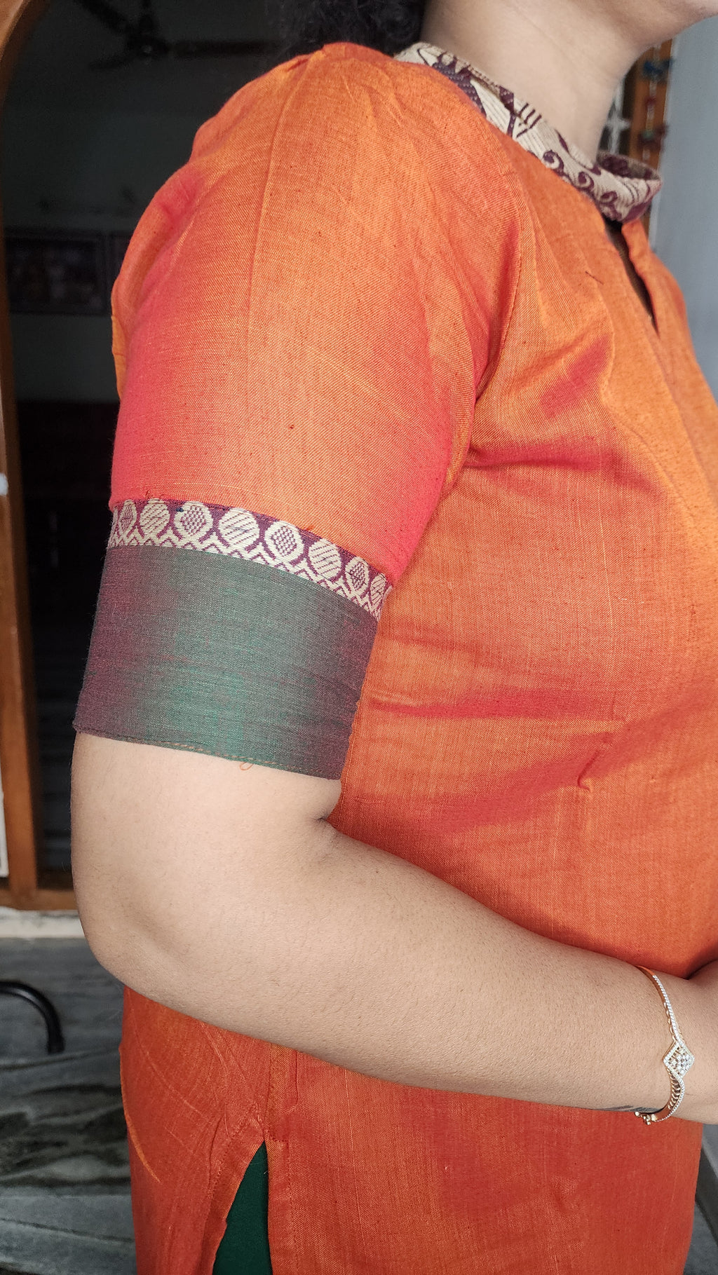 HERITAGE DESIGN NARAYANAPET COTTON KURTI