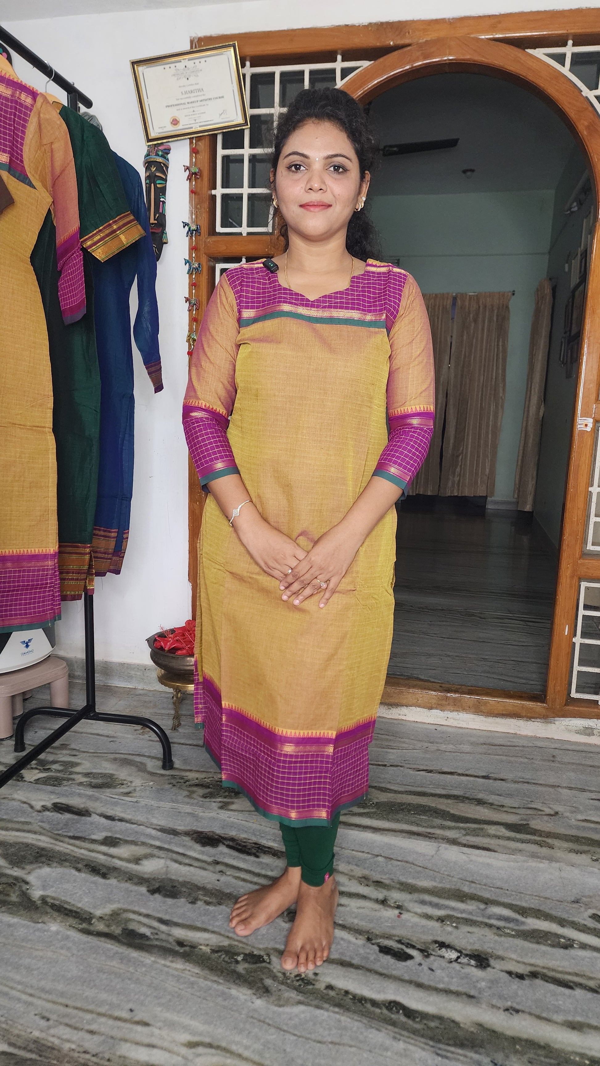 HERITAGE DESIGN CHETTINAD COTTON KURTI