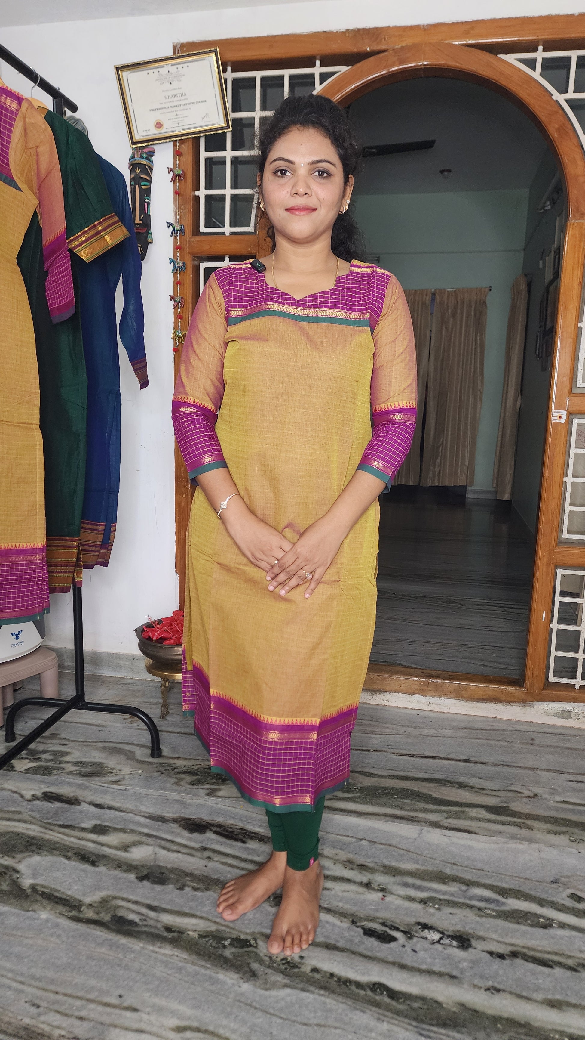 HERITAGE DESIGN CHETTINAD COTTON KURTI