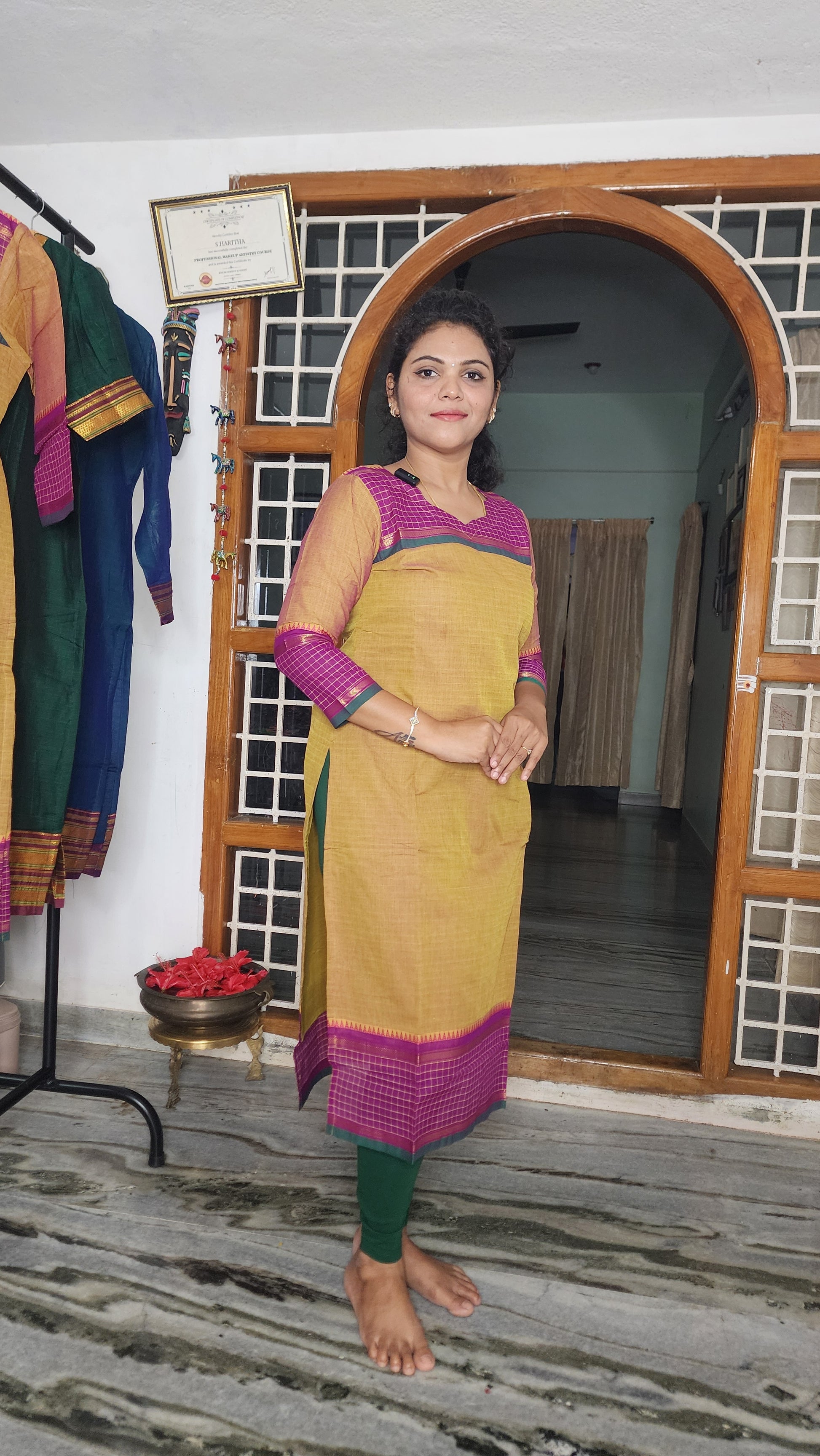 HERITAGE DESIGN CHETTINAD COTTON KURTI