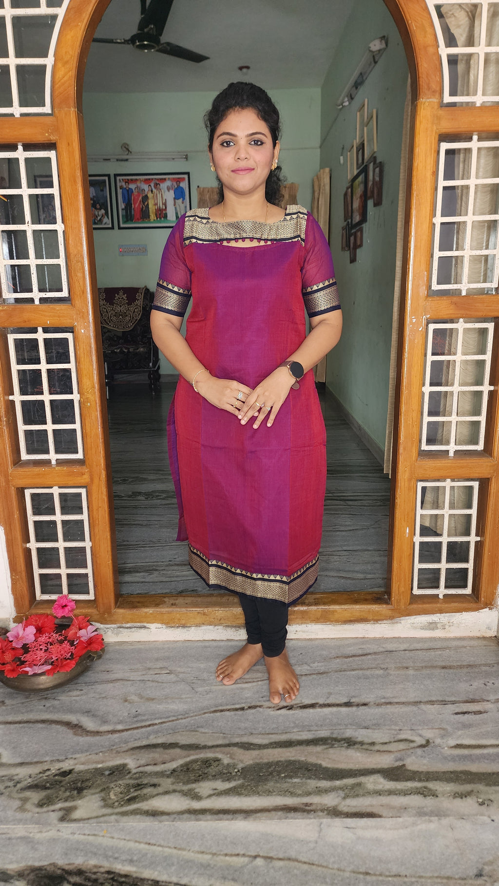 HERITAGE DESIGN COTTON KURTI