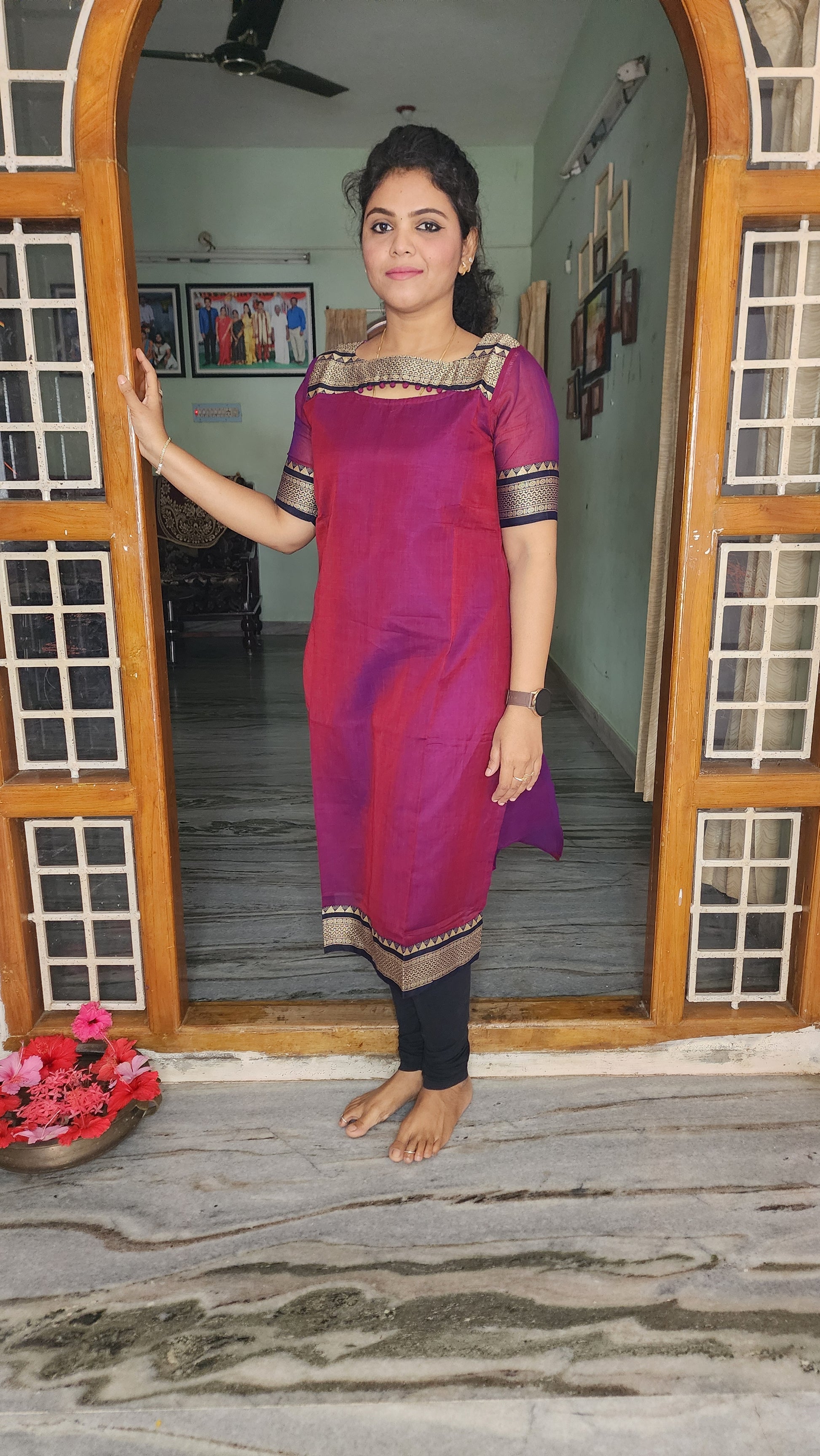 HERITAGE DESIGN COTTON KURTI