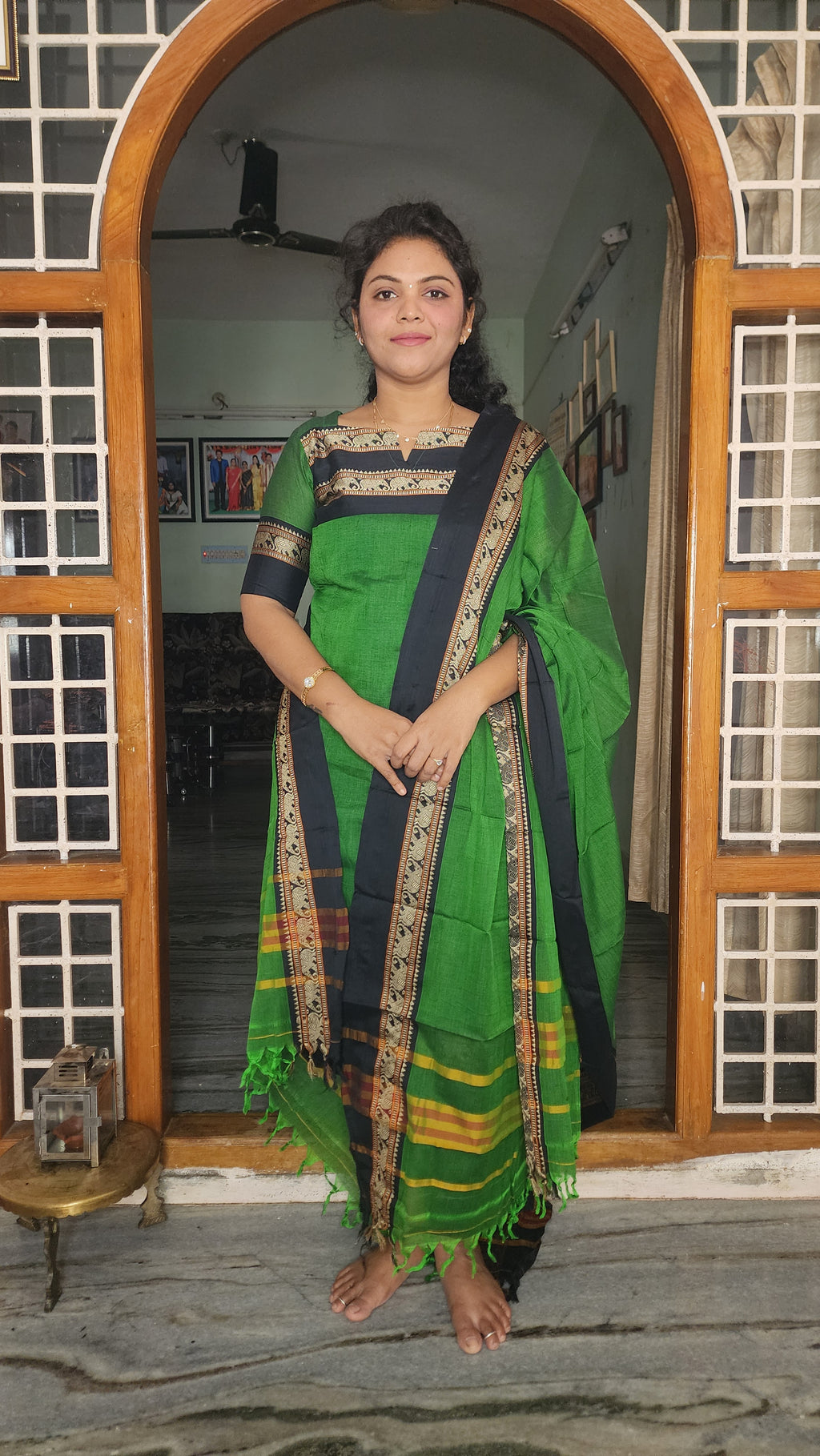 HERITAGE DESIGN NARAYANAPET COTTON SALWAR SET