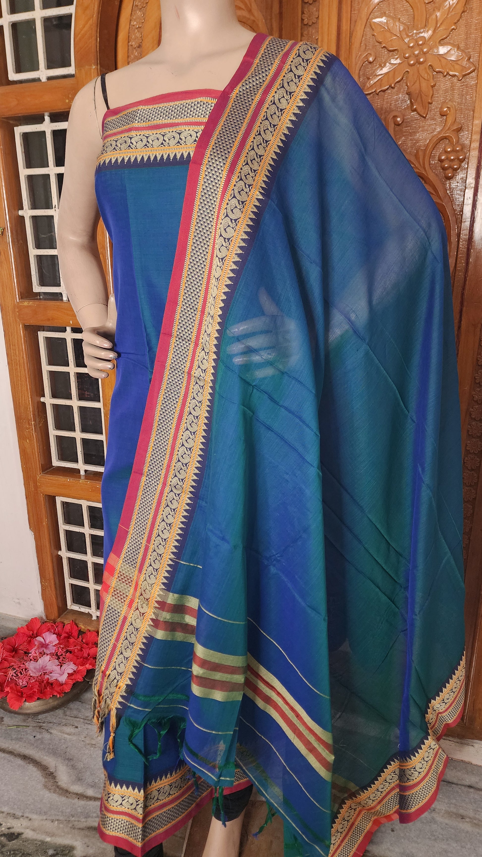 UNSTITCHED COTTON SALWAR MATERIAL