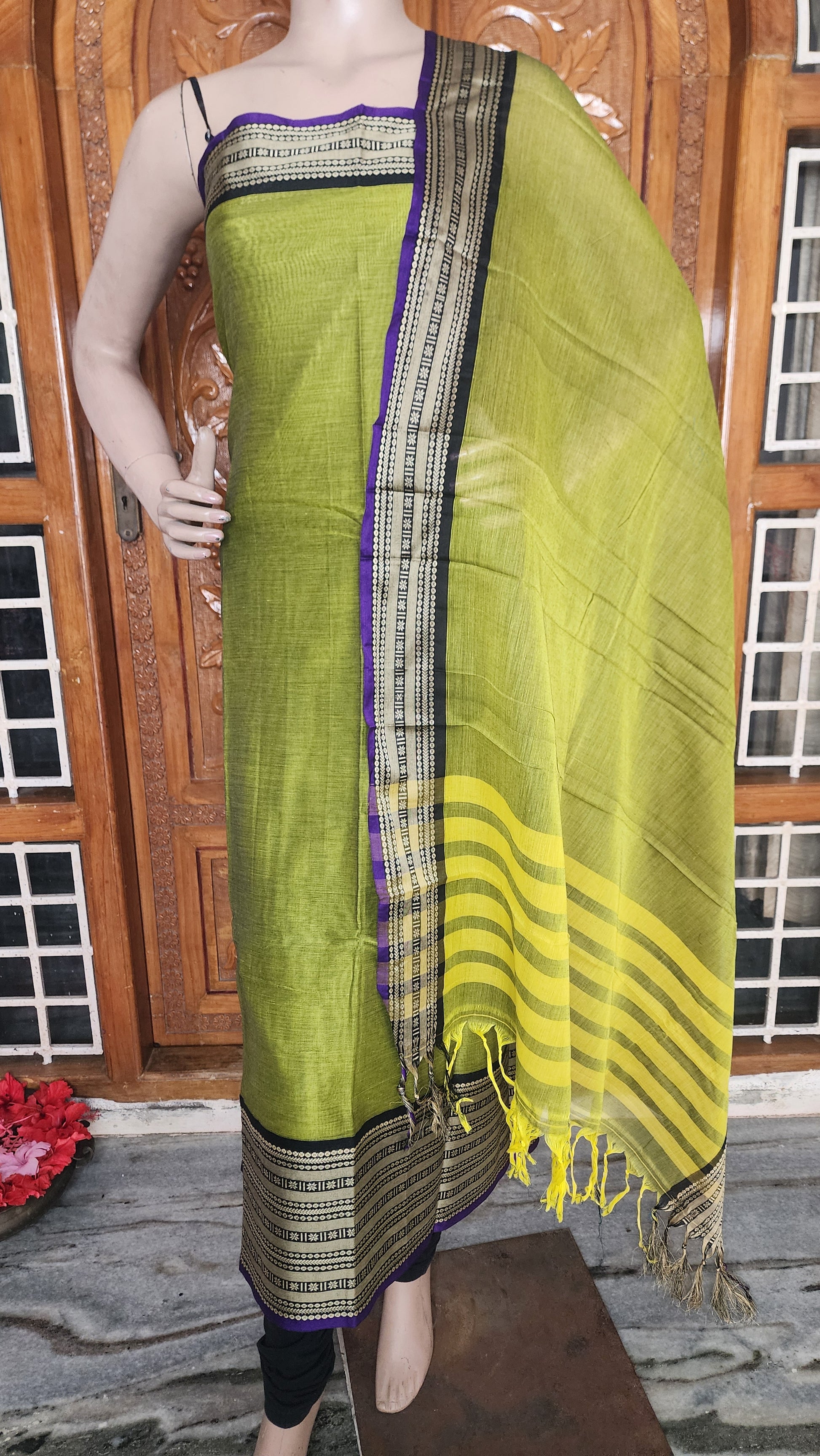 UNSTITCHED COTTON SALWAR MATERIAL