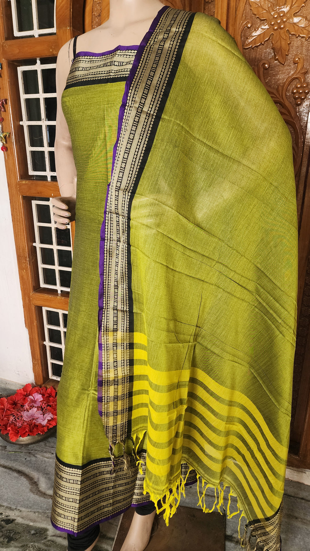 UNSTITCHED COTTON SALWAR MATERIAL