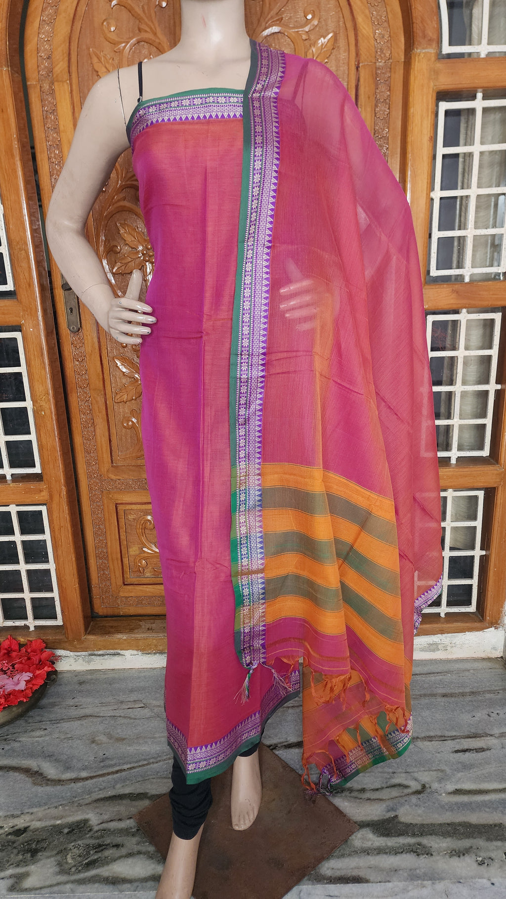 UNSTITCHED COTTON SALWAR MATERIAL