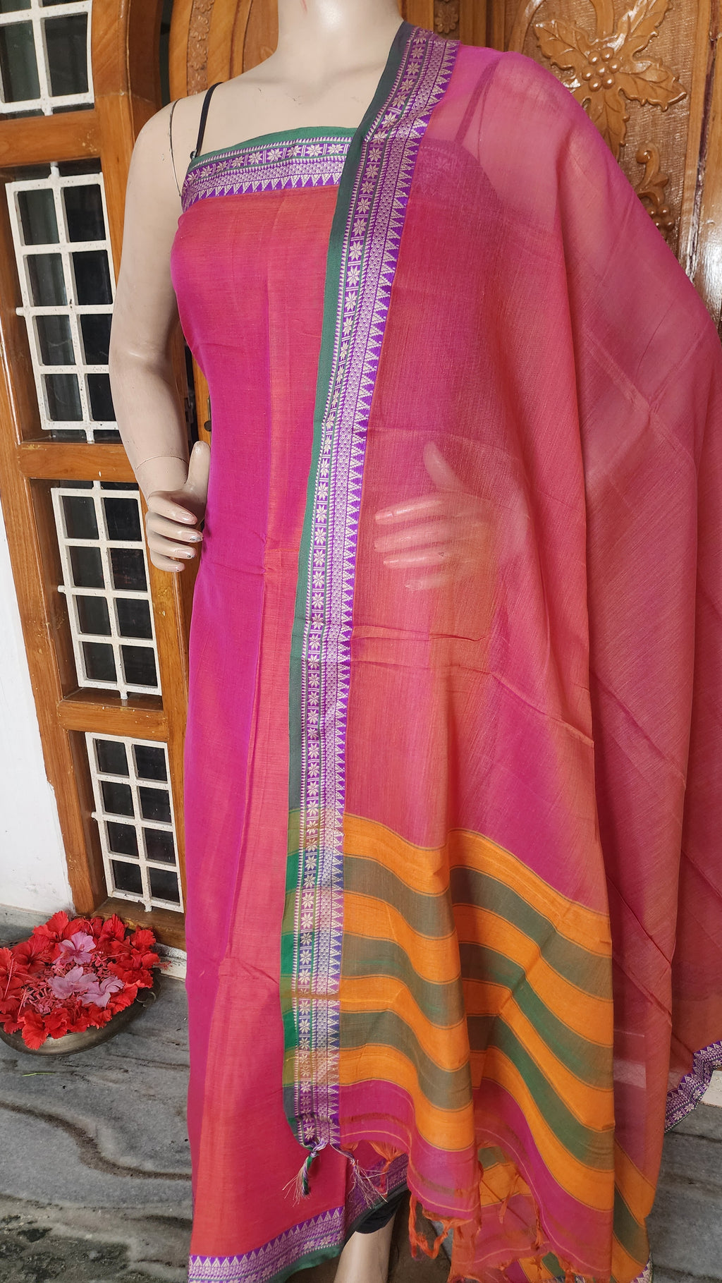 UNSTITCHED COTTON SALWAR MATERIAL