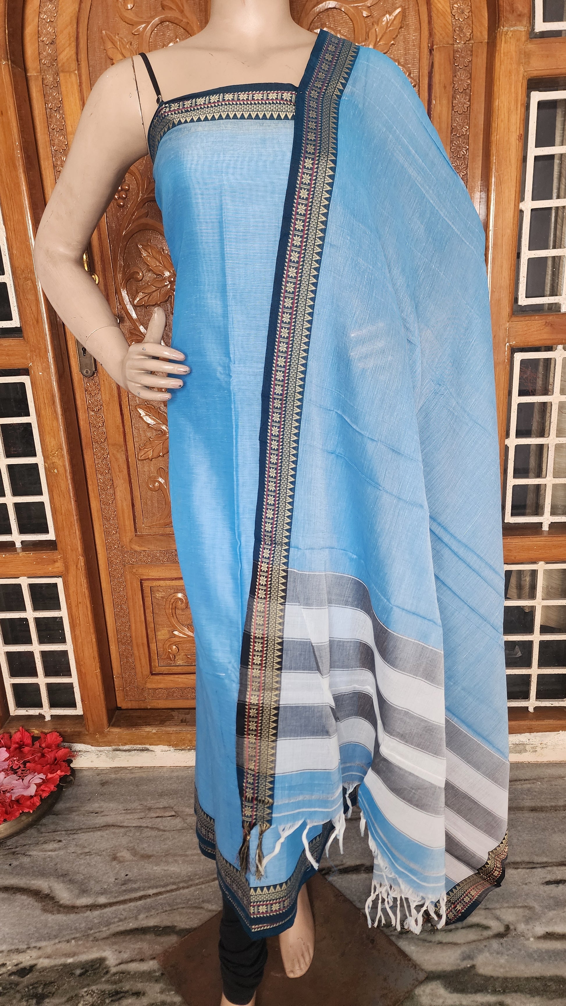 UNSTITCHED COTTON SALWAR MATERIAL