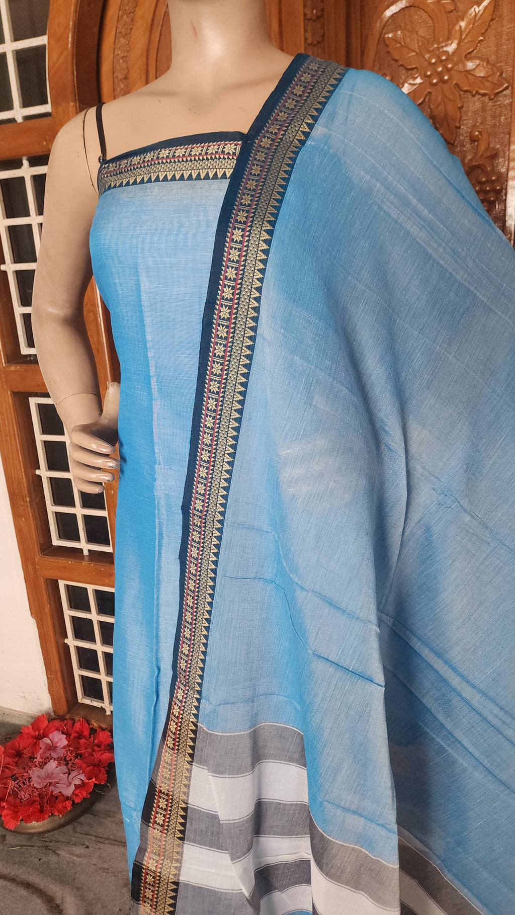 UNSTITCHED COTTON SALWAR MATERIAL