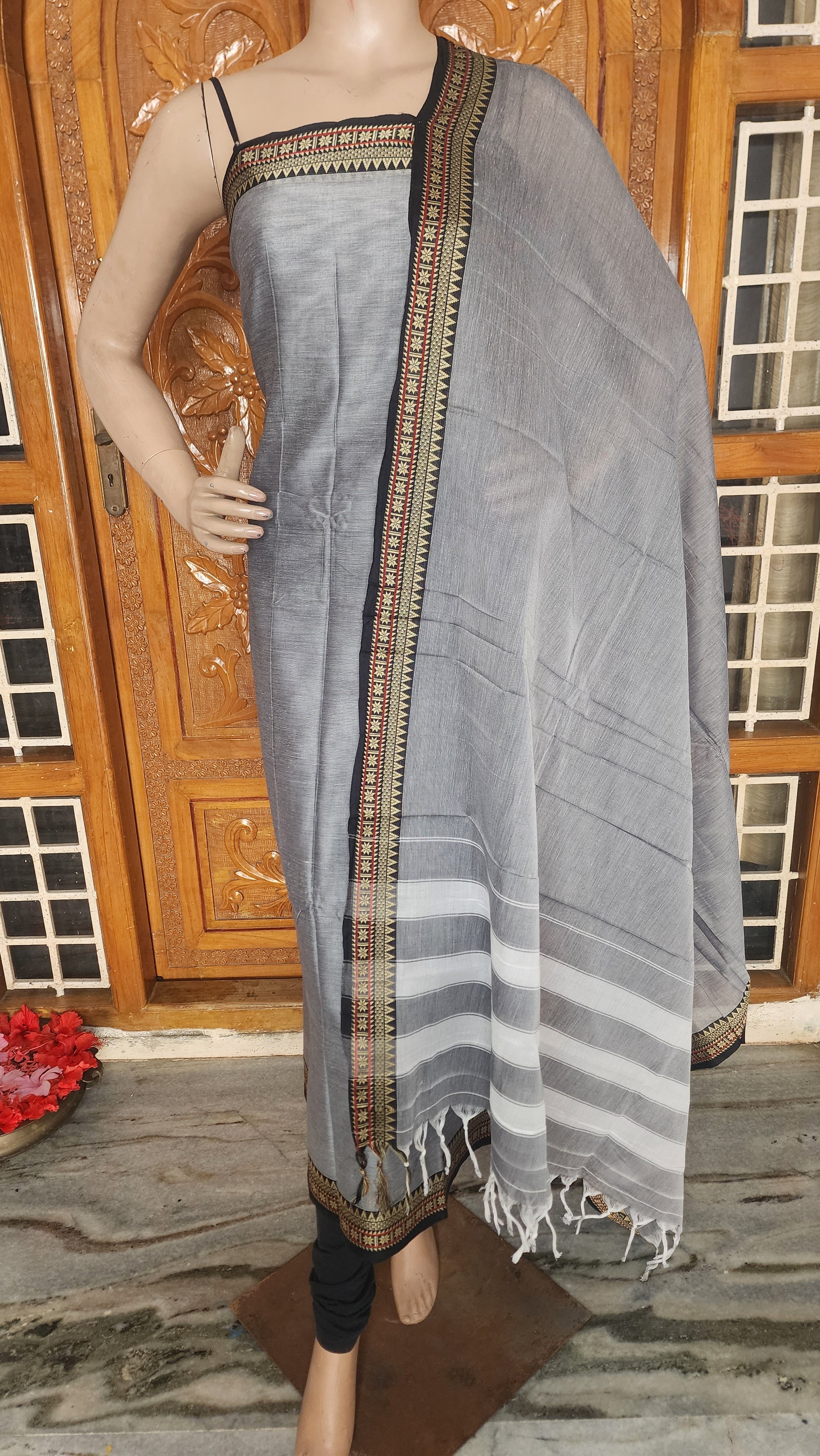 UNSTITCHED COTTON SALWAR MATERIAL