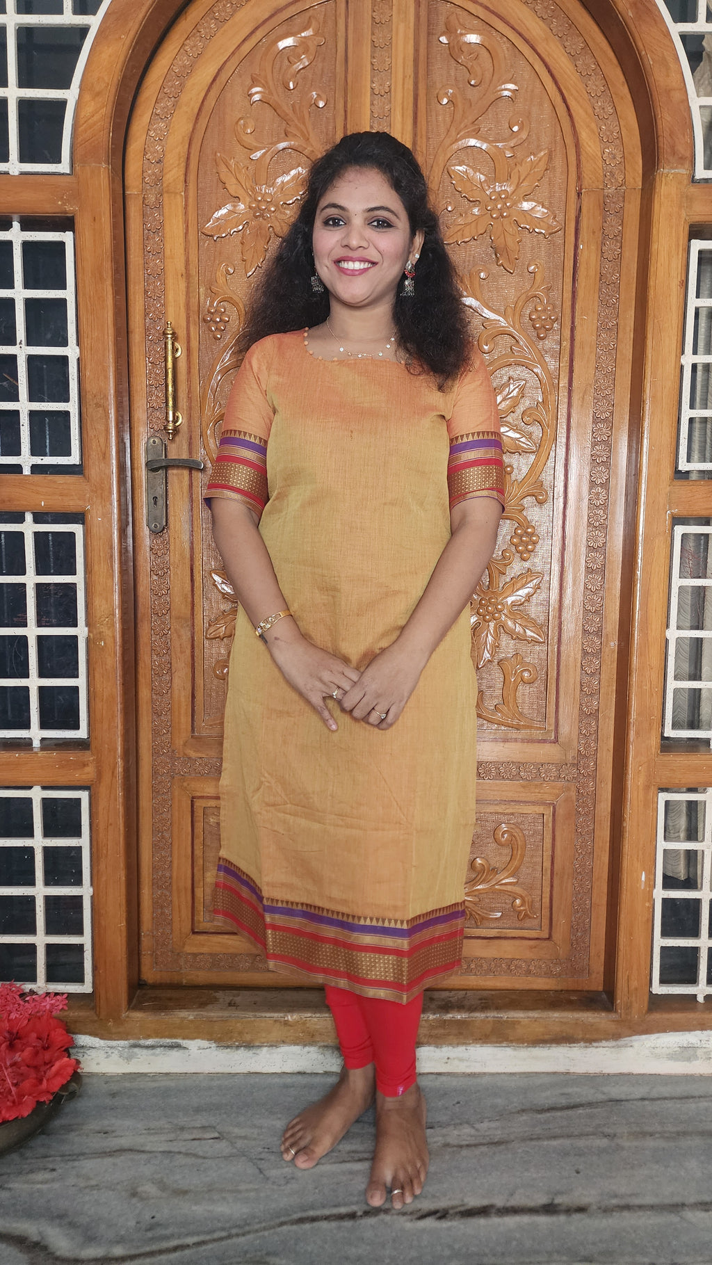 HERITAGE DESIGN COTTON KURTI