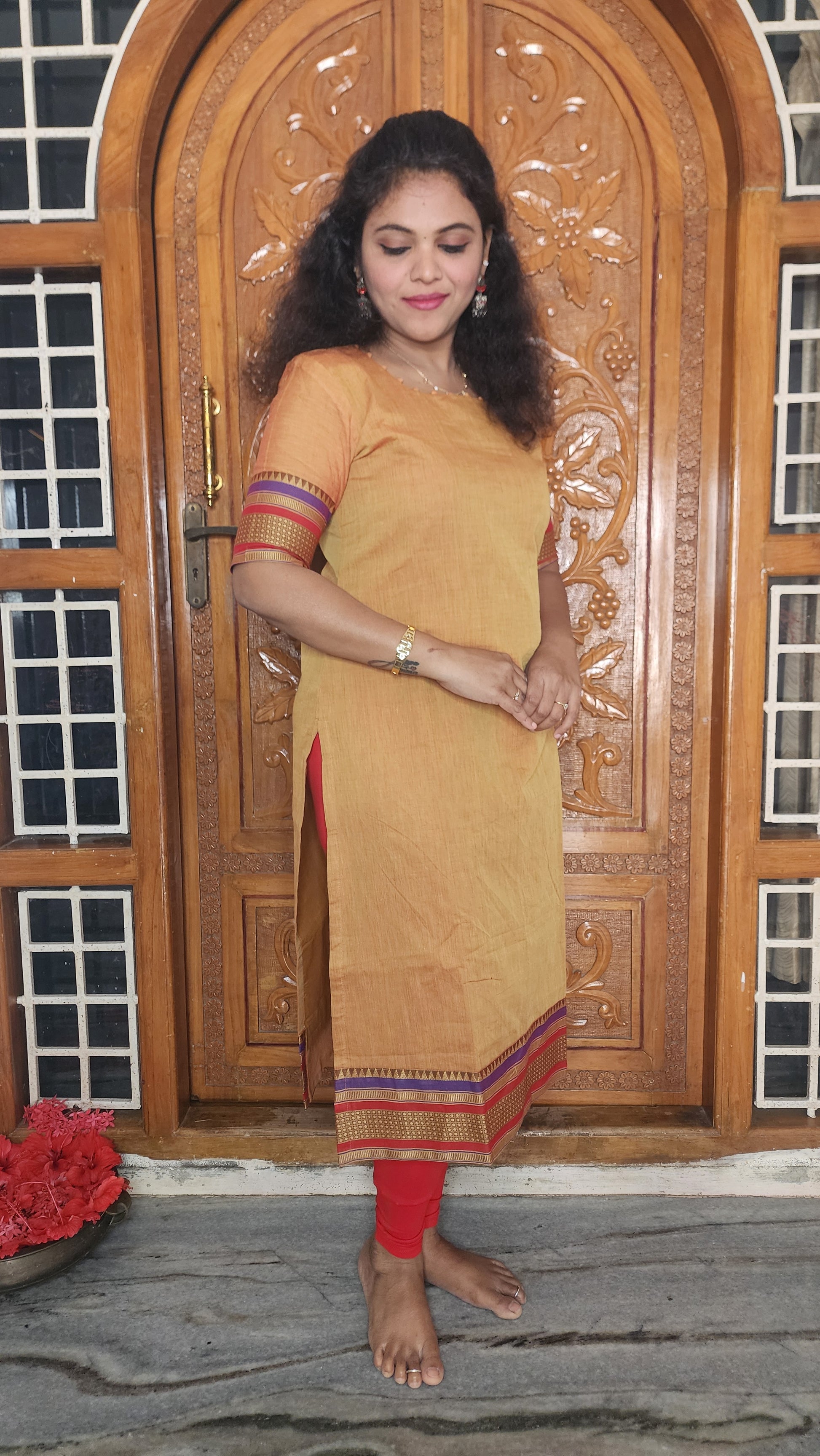 HERITAGE DESIGN COTTON KURTI