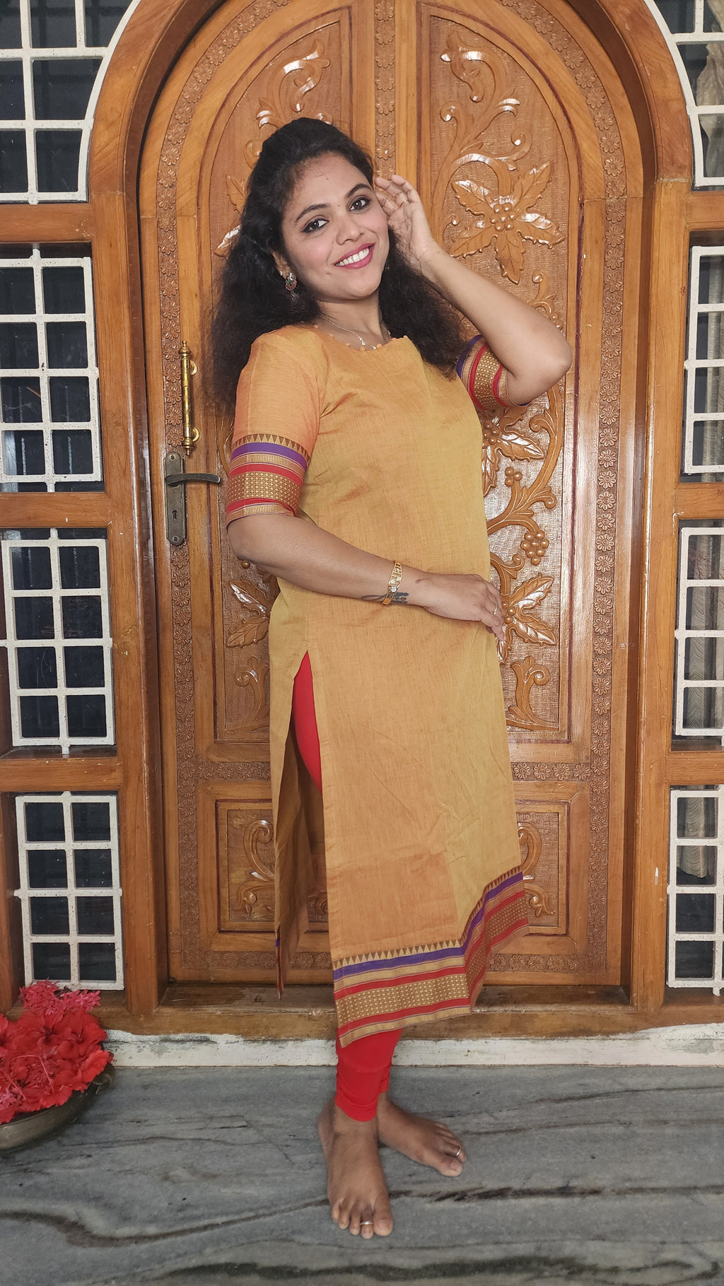 HERITAGE DESIGN COTTON KURTI