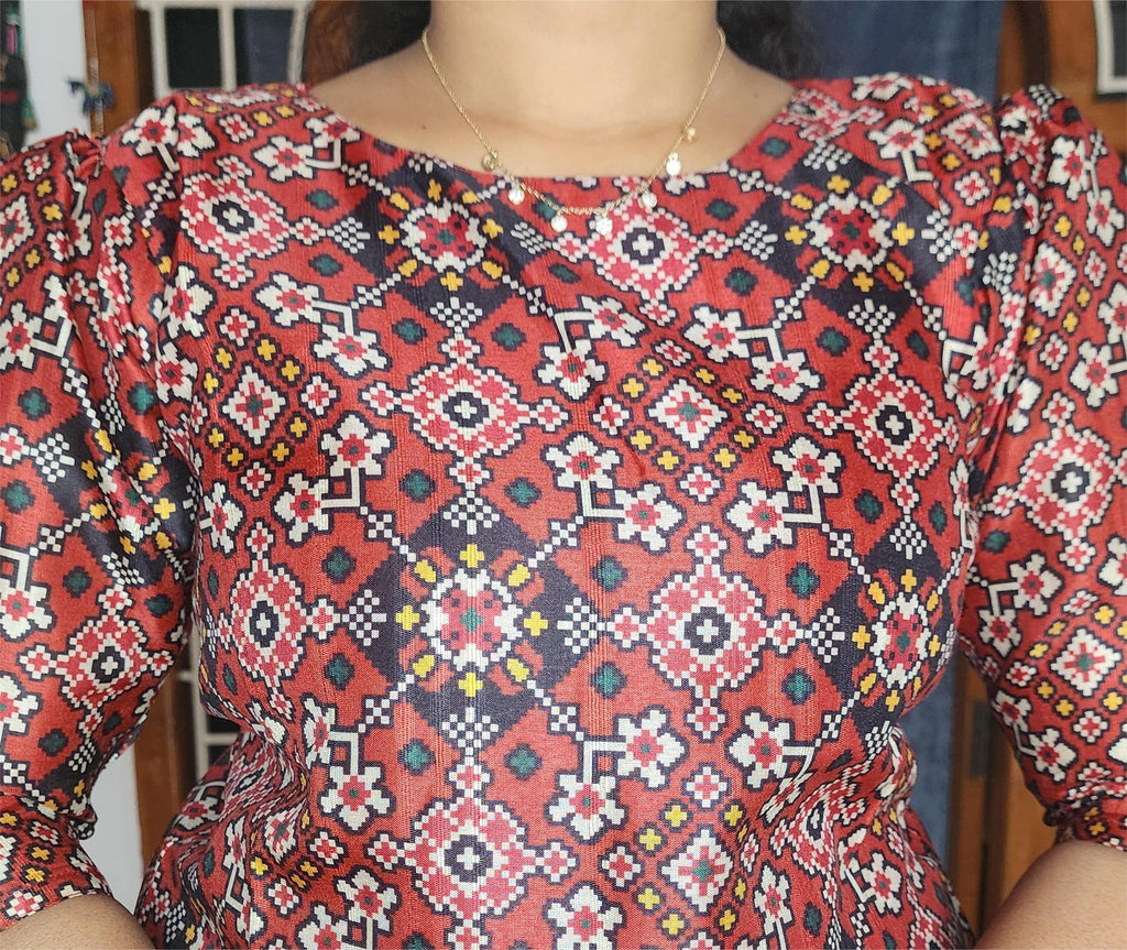 CO-ORDS KOTTA PATTI SILK MATERIAL STITCHED