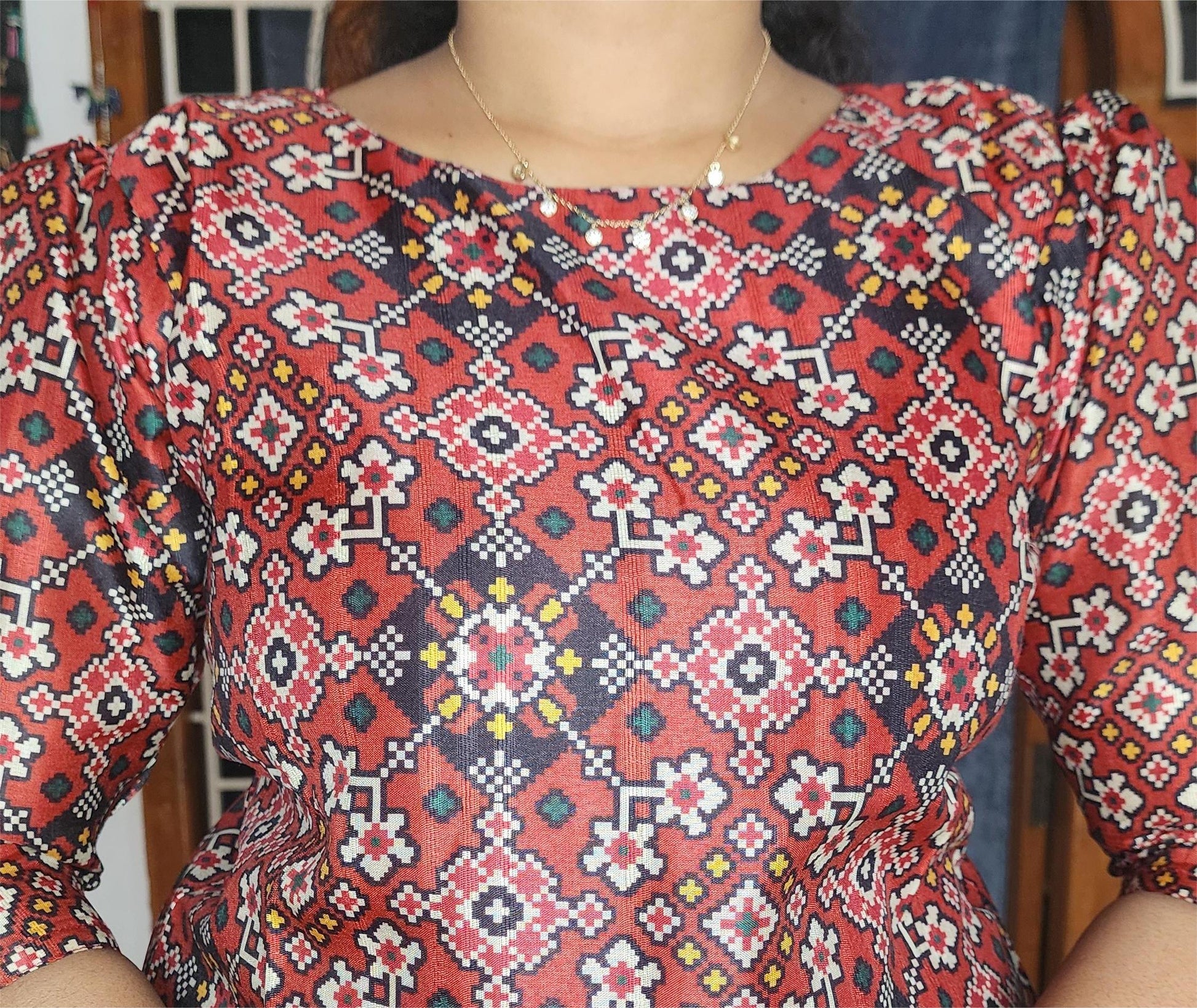 CO-ORDS KOTTA PATTI SILK MATERIAL STITCHED