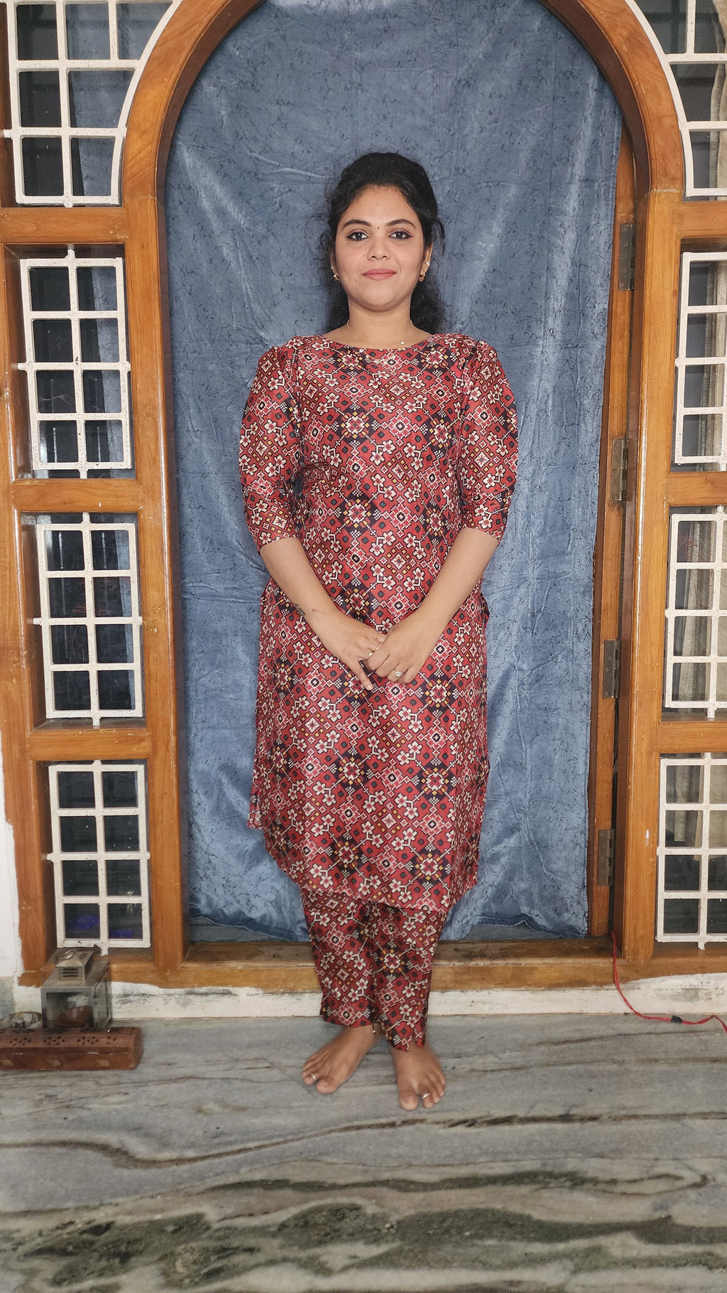 CO-ORDS KOTTA PATTI SILK MATERIAL STITCHED