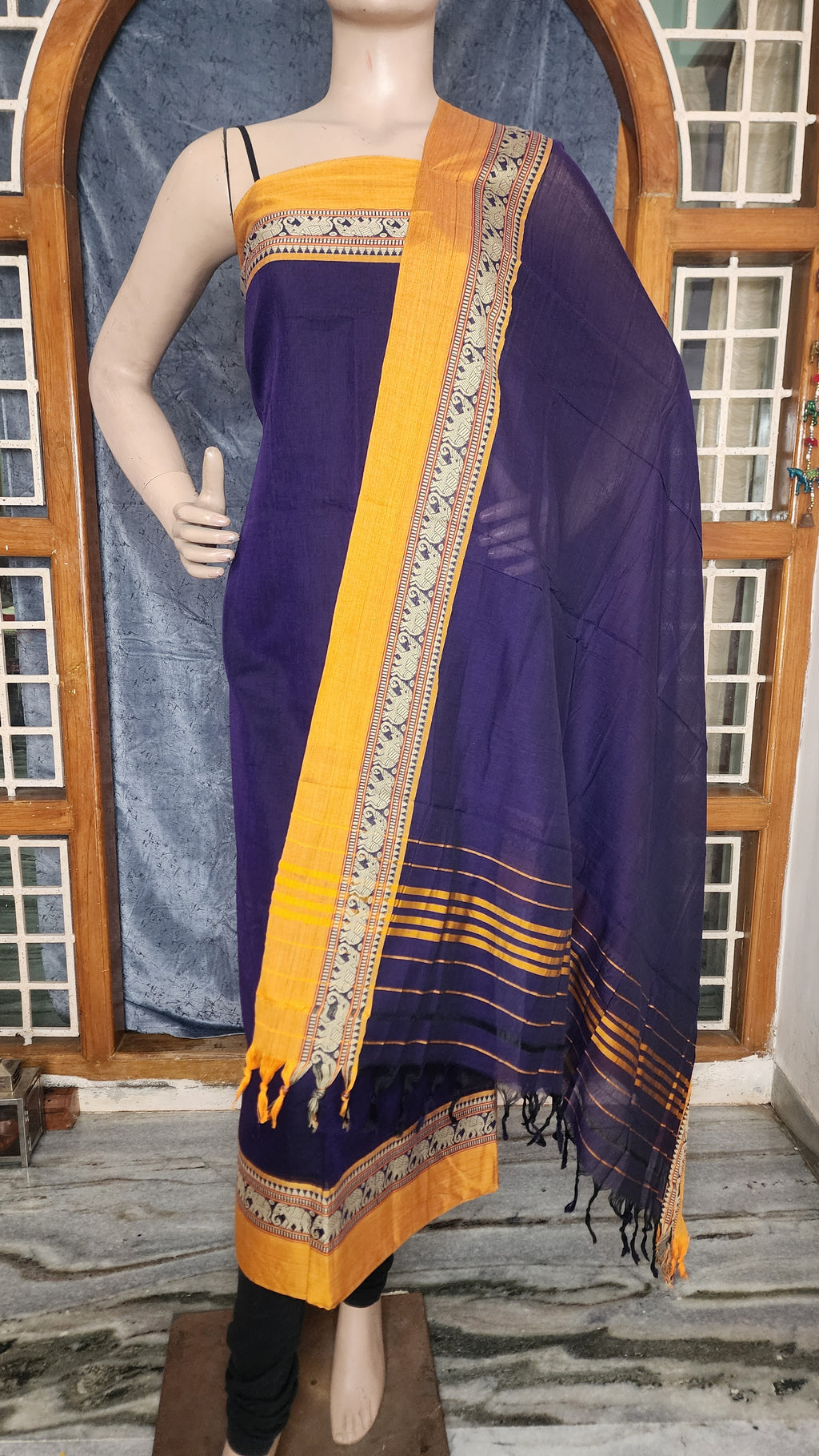 UNSTITCHED COTTON SALWAR MATERIAL