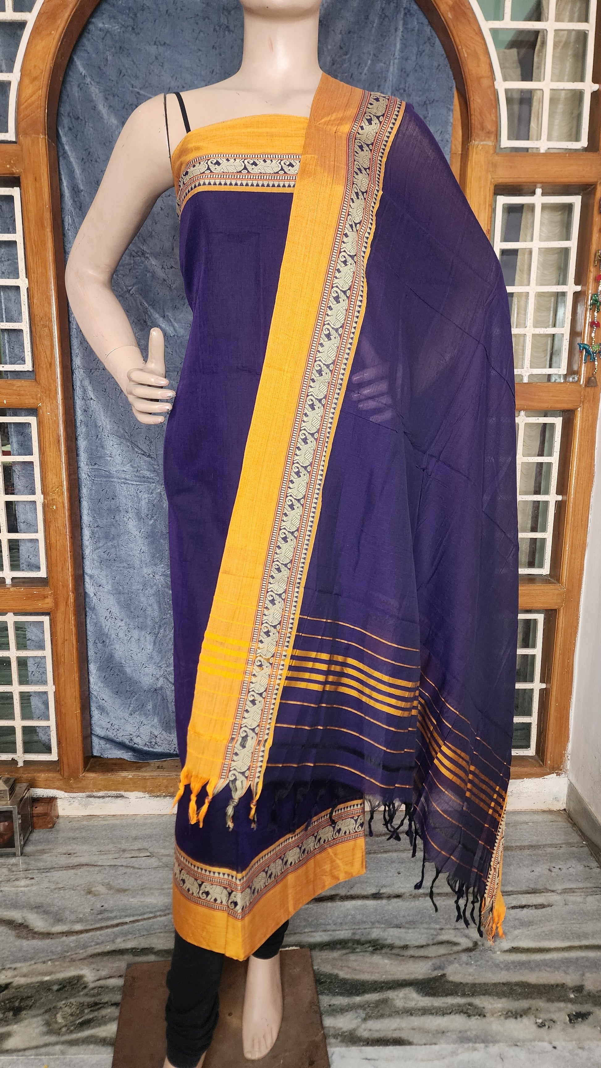 UNSTITCHED COTTON SALWAR MATERIAL