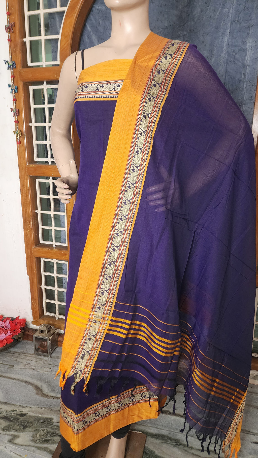UNSTITCHED COTTON SALWAR MATERIAL