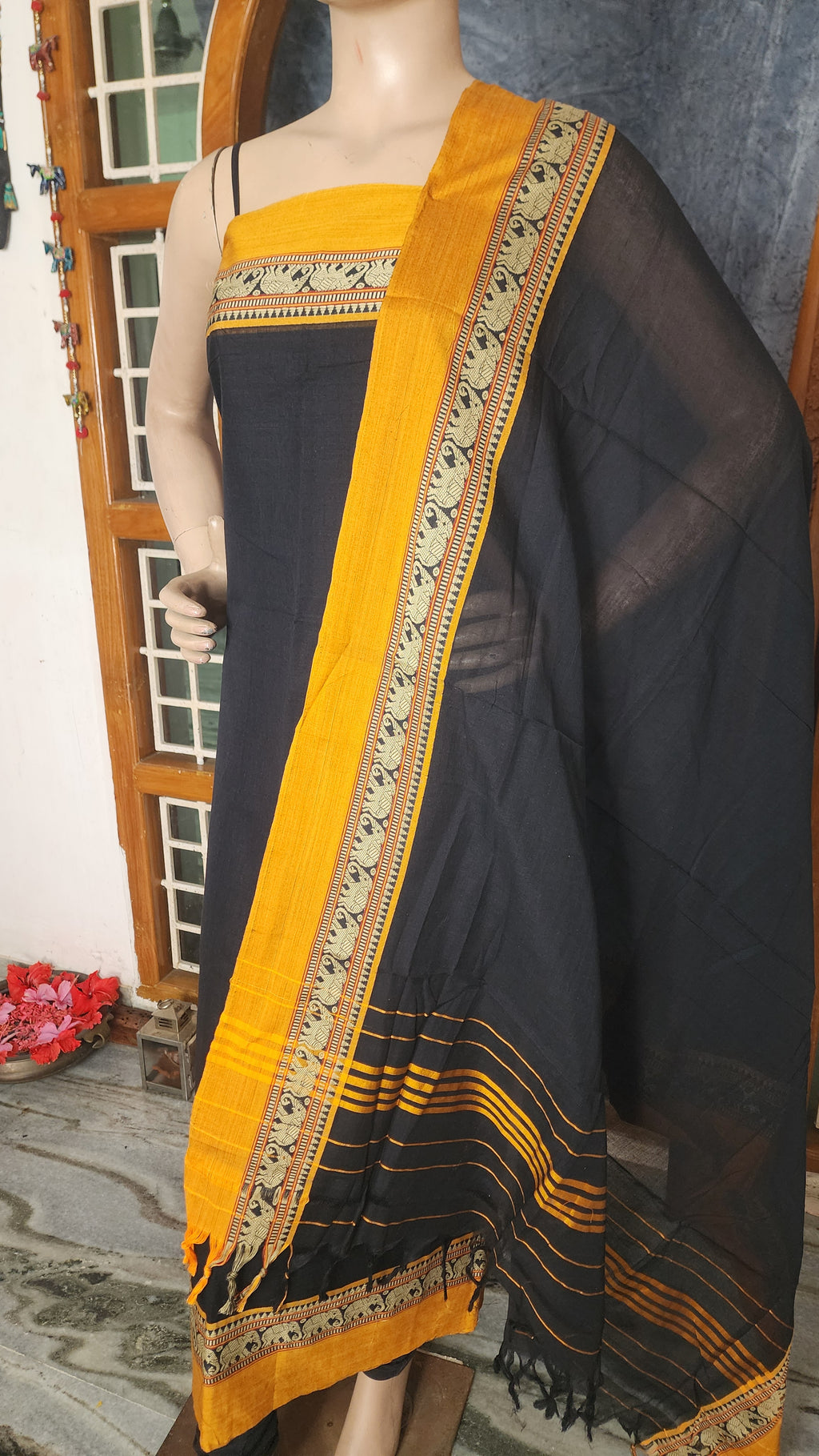 UNSTITCHED COTTON SALWAR MATERIAL