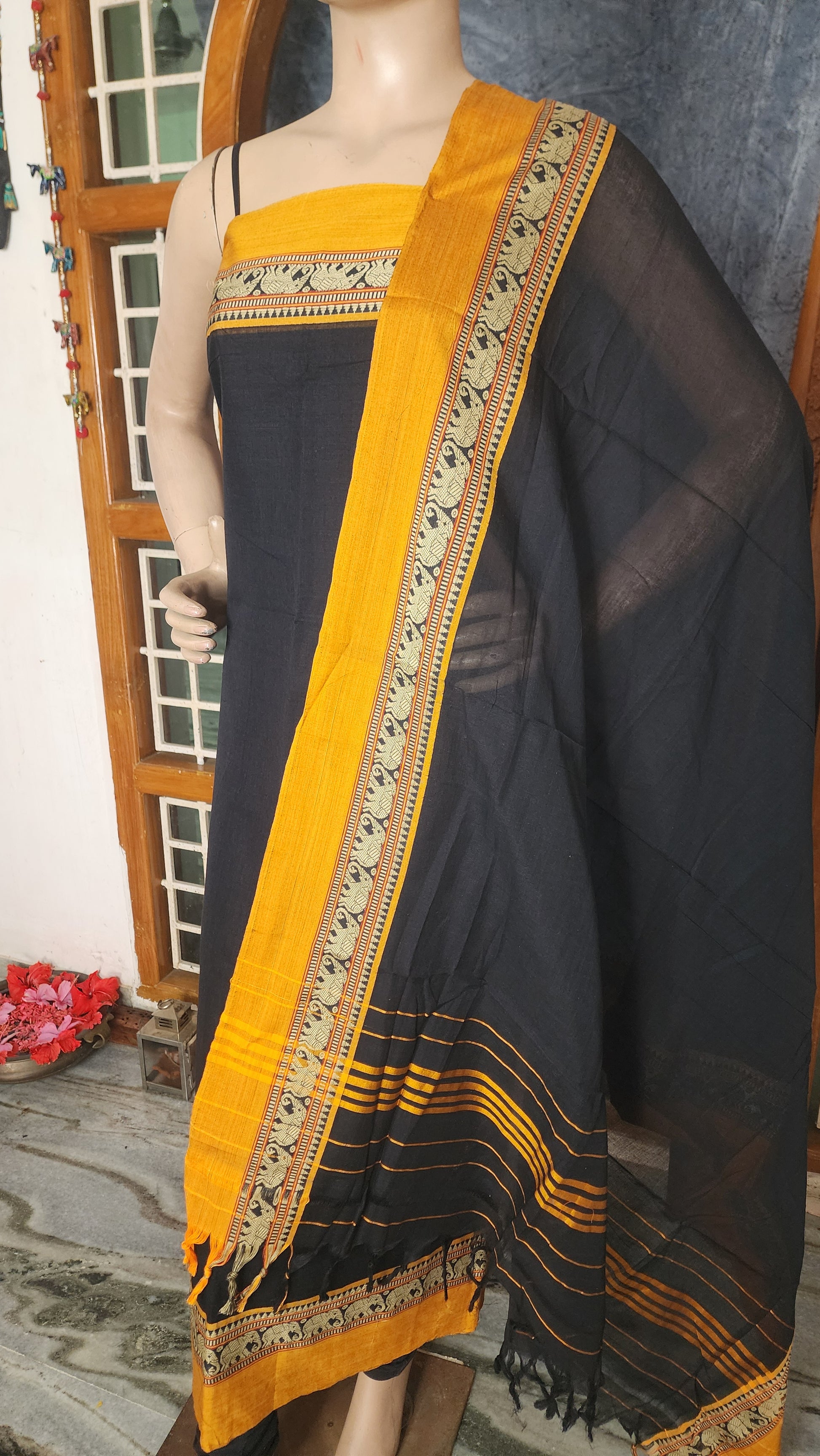 UNSTITCHED COTTON SALWAR MATERIAL