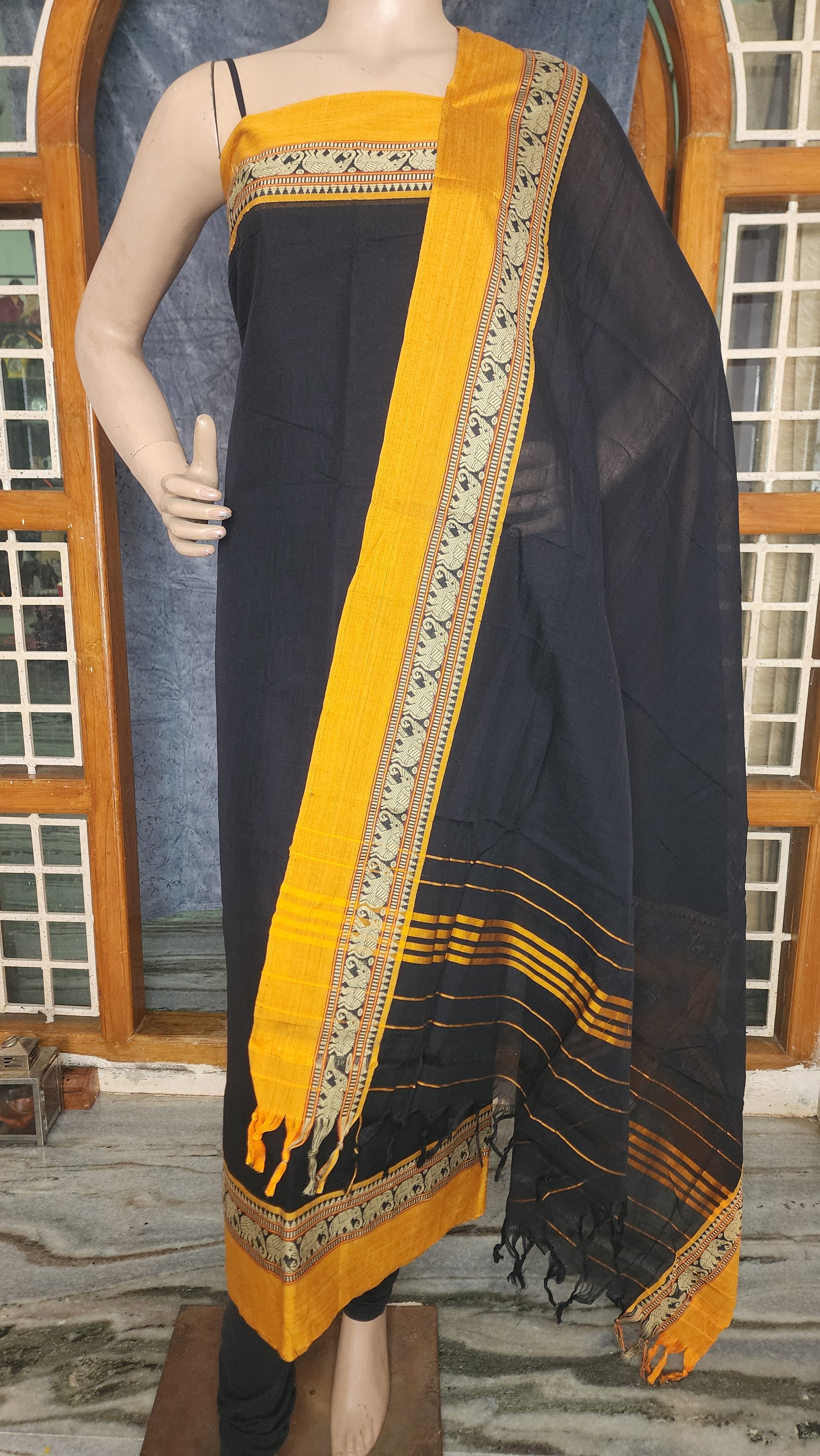 UNSTITCHED COTTON SALWAR MATERIAL