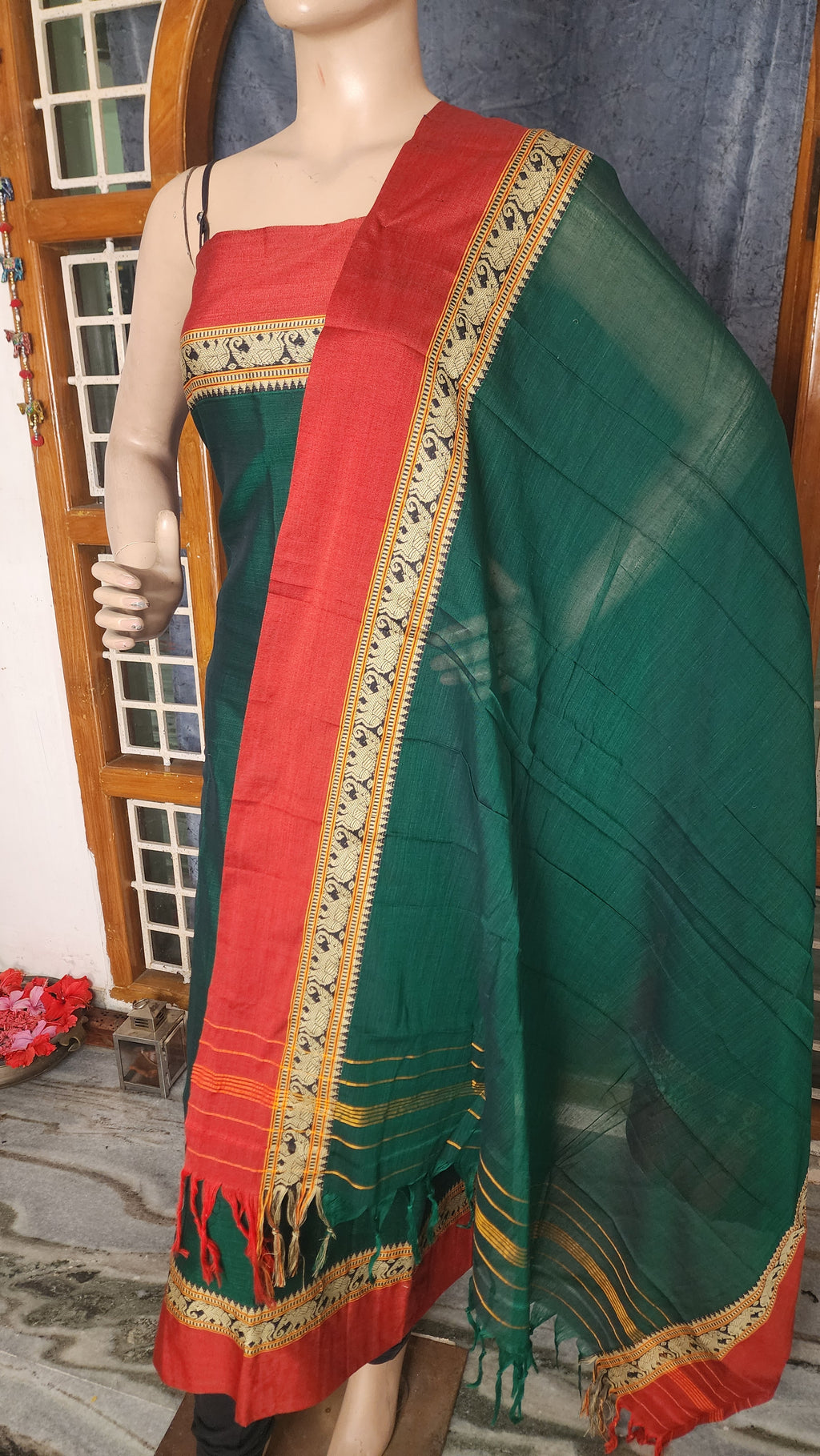 UNSTITCHED COTTON SALWAR MATERIAL