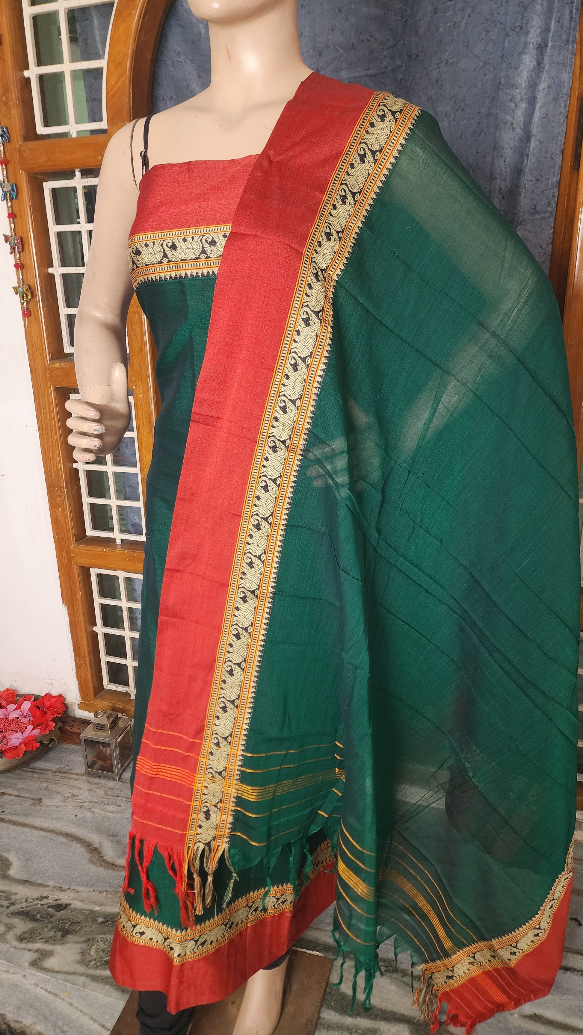 UNSTITCHED COTTON SALWAR MATERIAL