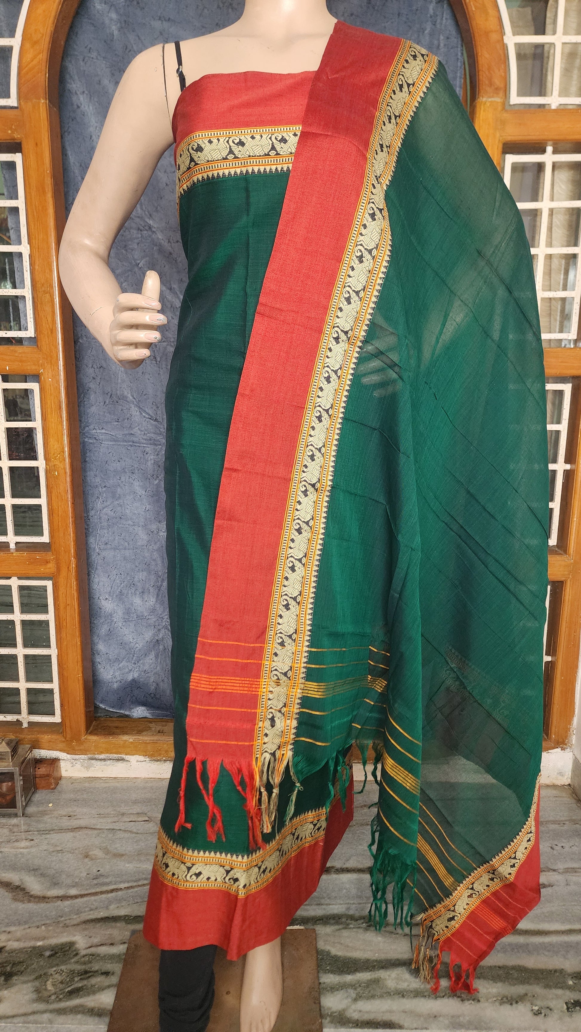 UNSTITCHED COTTON SALWAR MATERIAL