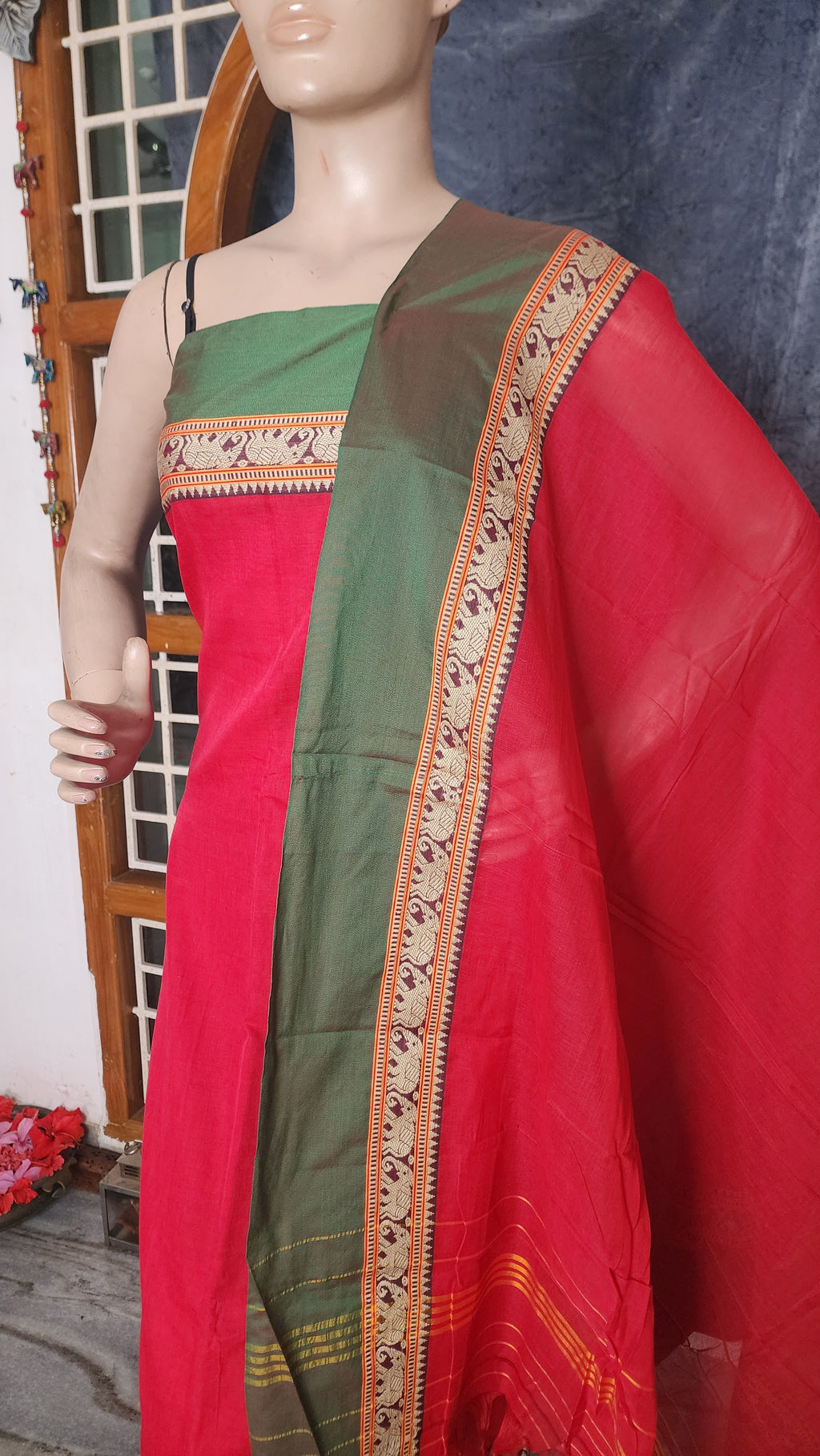 UNSTITCHED COTTON SALWAR MATERIAL