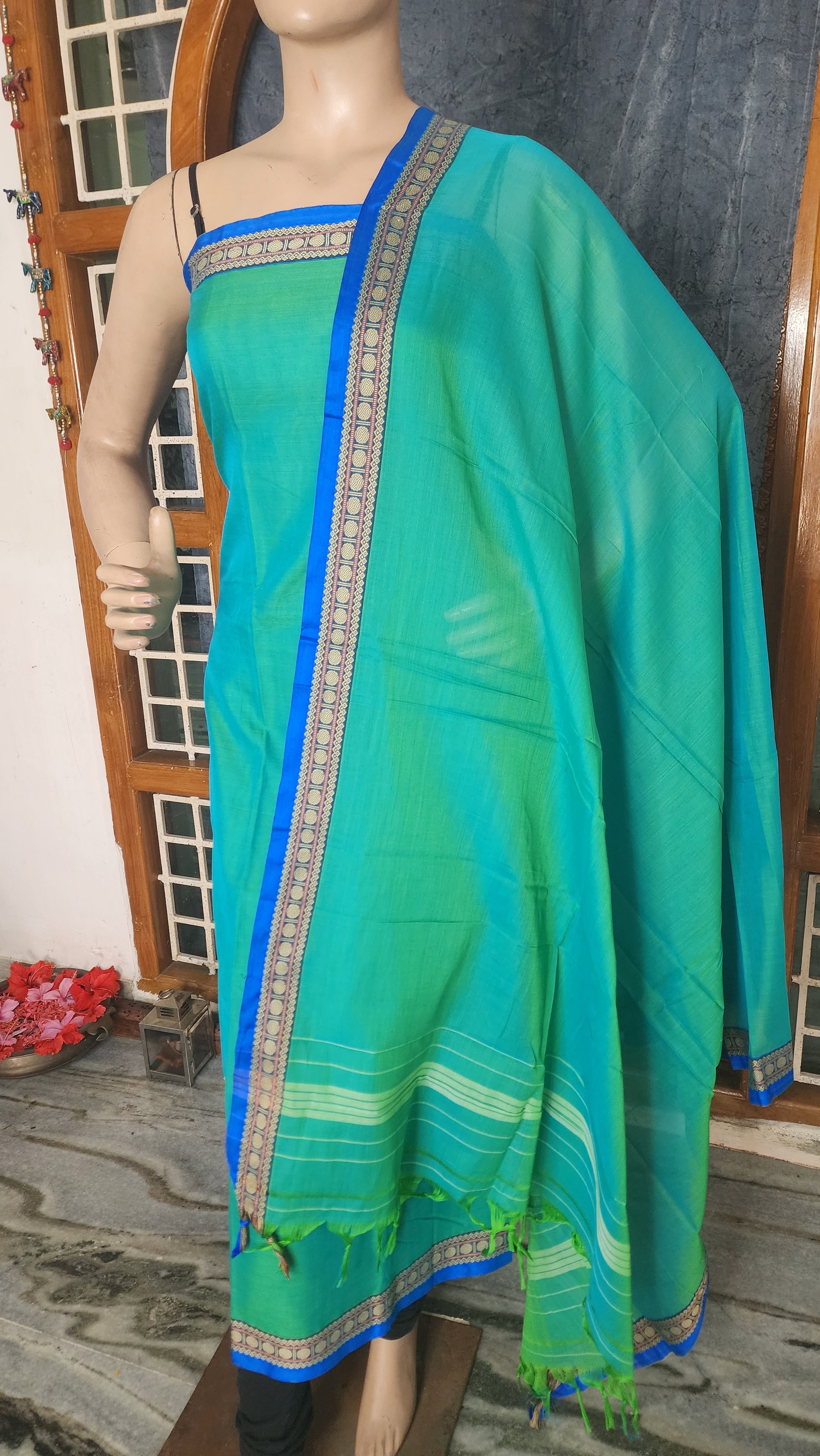 UNSTITCHED COTTON SALWAR MATERIAL