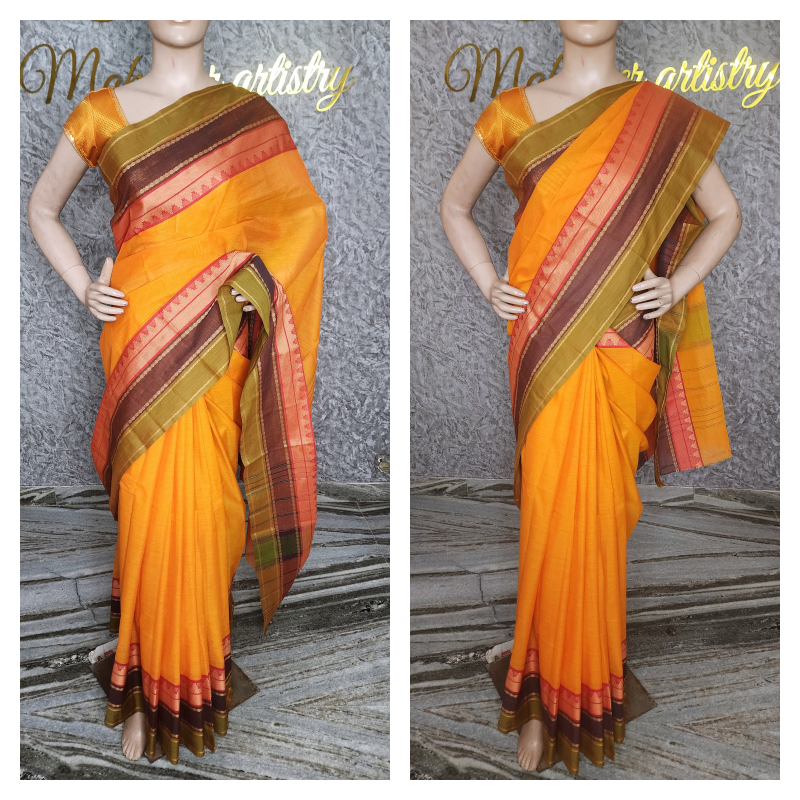 HANDLOOMKANCHI COTTON SAREE