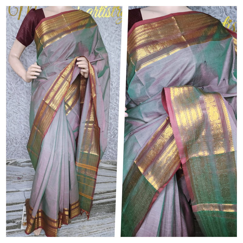KANCHI COTTON  SAREE