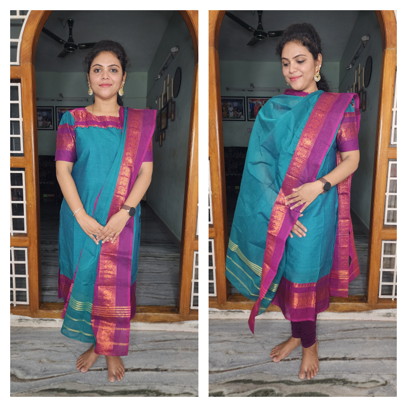 KANCHI COTTON SALWAR SET