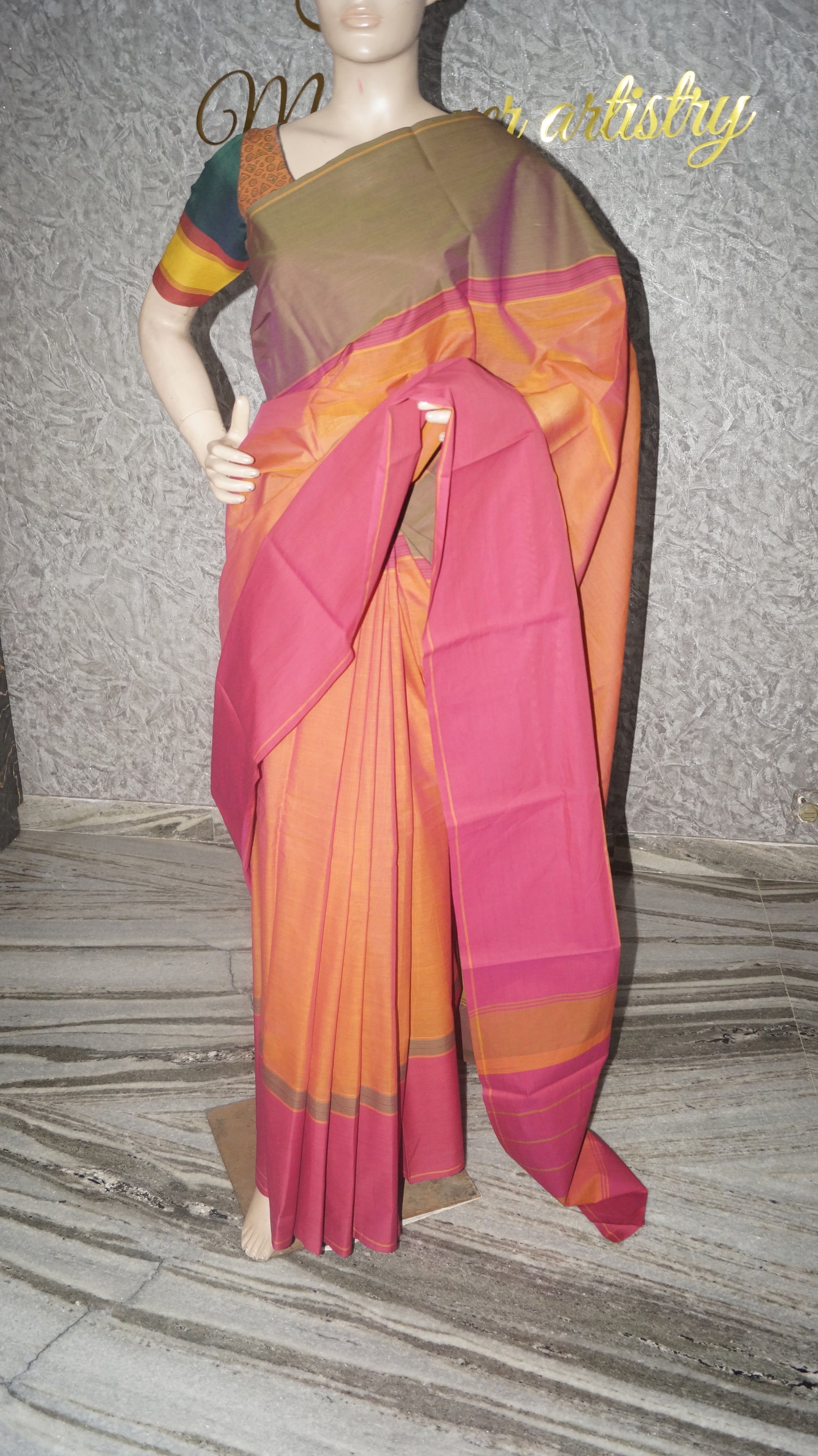 HANDLOOM KANCHI COTTON SAREE