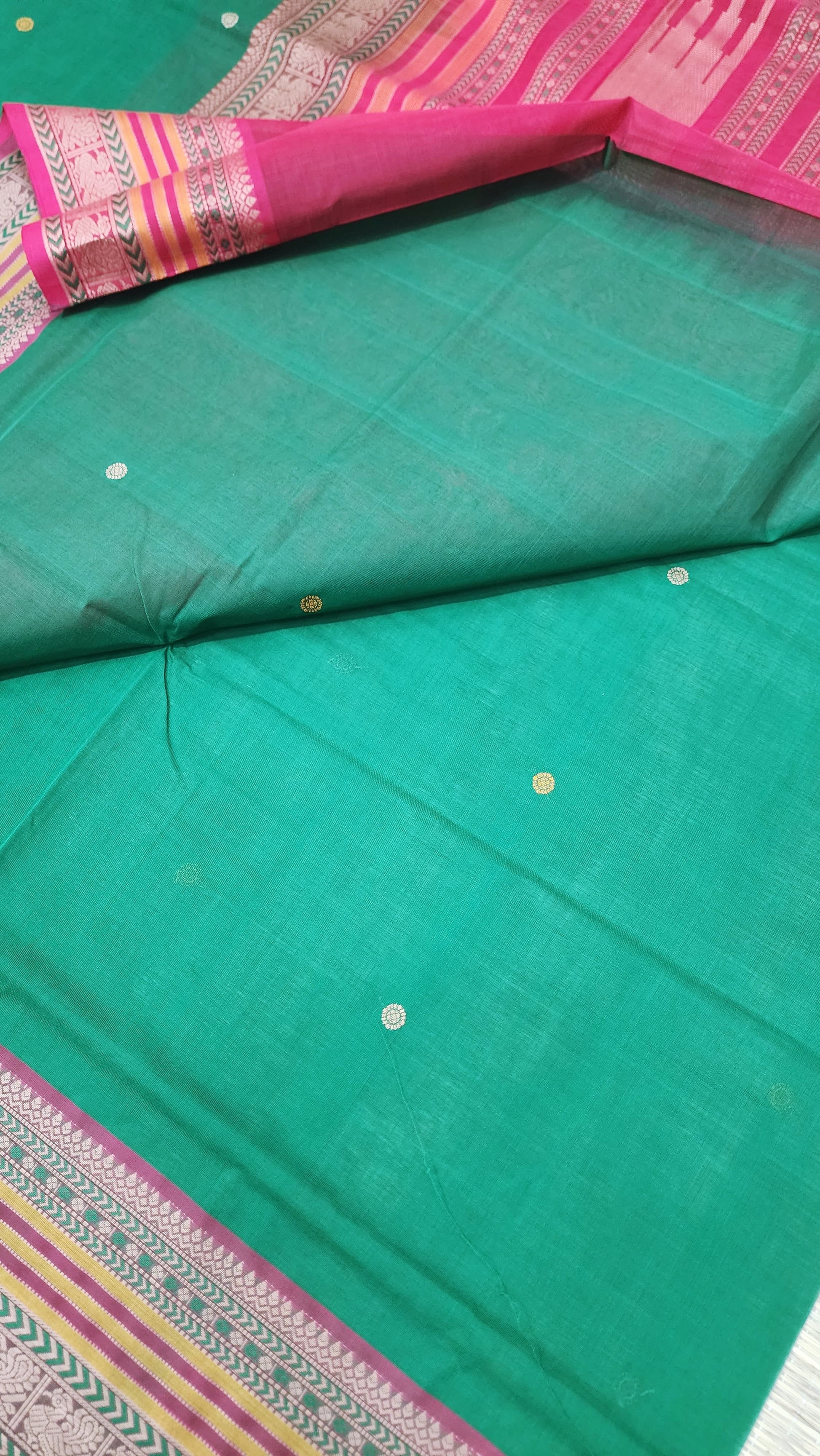 AUTHENTIC HANDWOVEN  COTTON SAREES