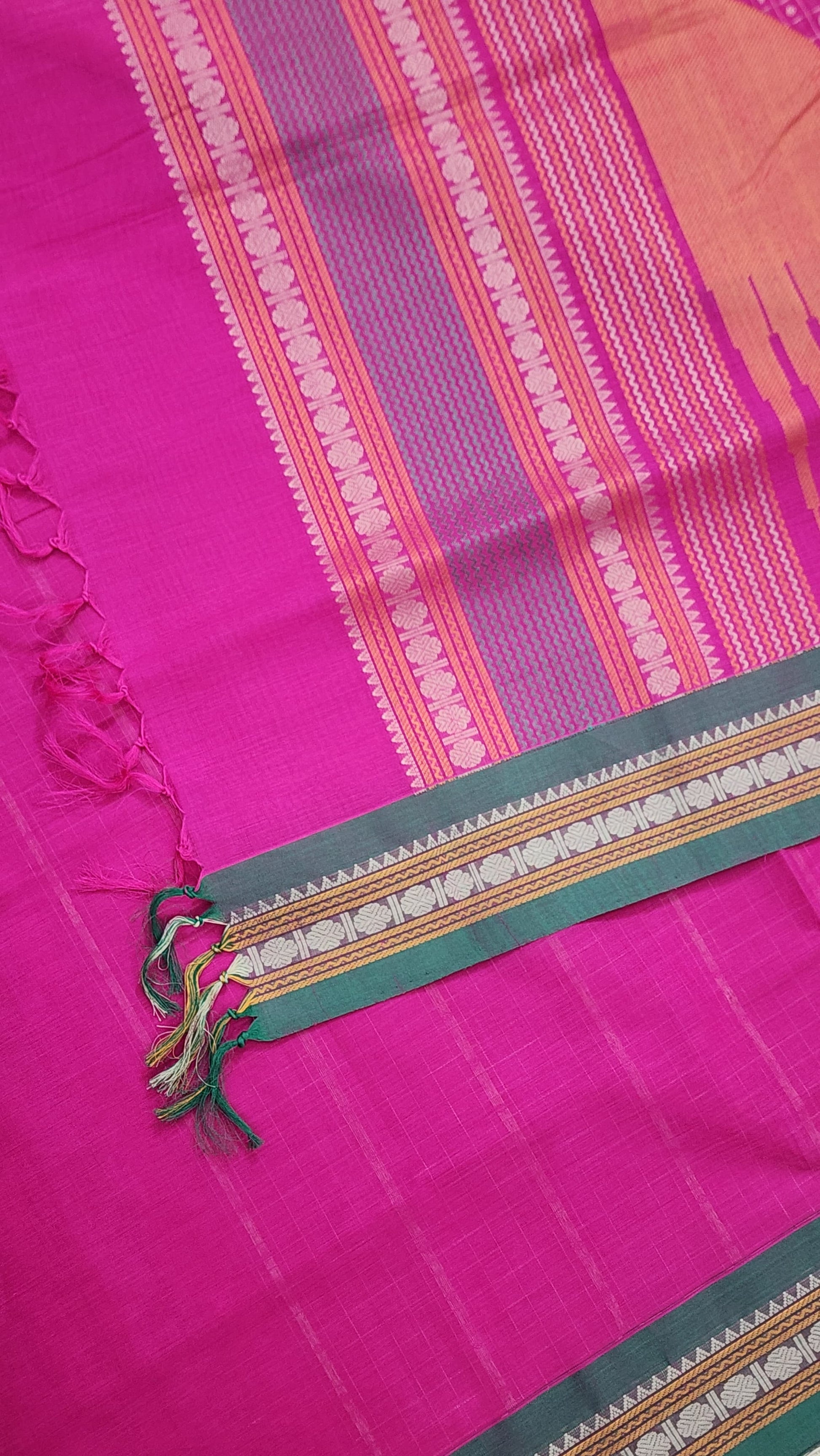 AUTHENTIC HANDWOVEN  COTTON SAREES