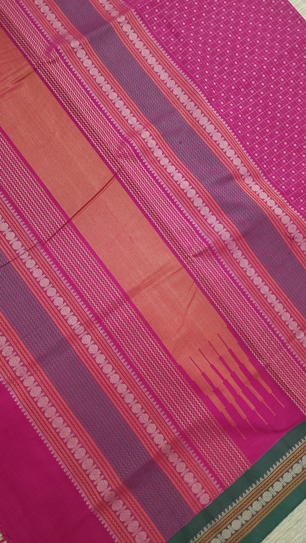 AUTHENTIC HANDWOVEN  COTTON SAREES