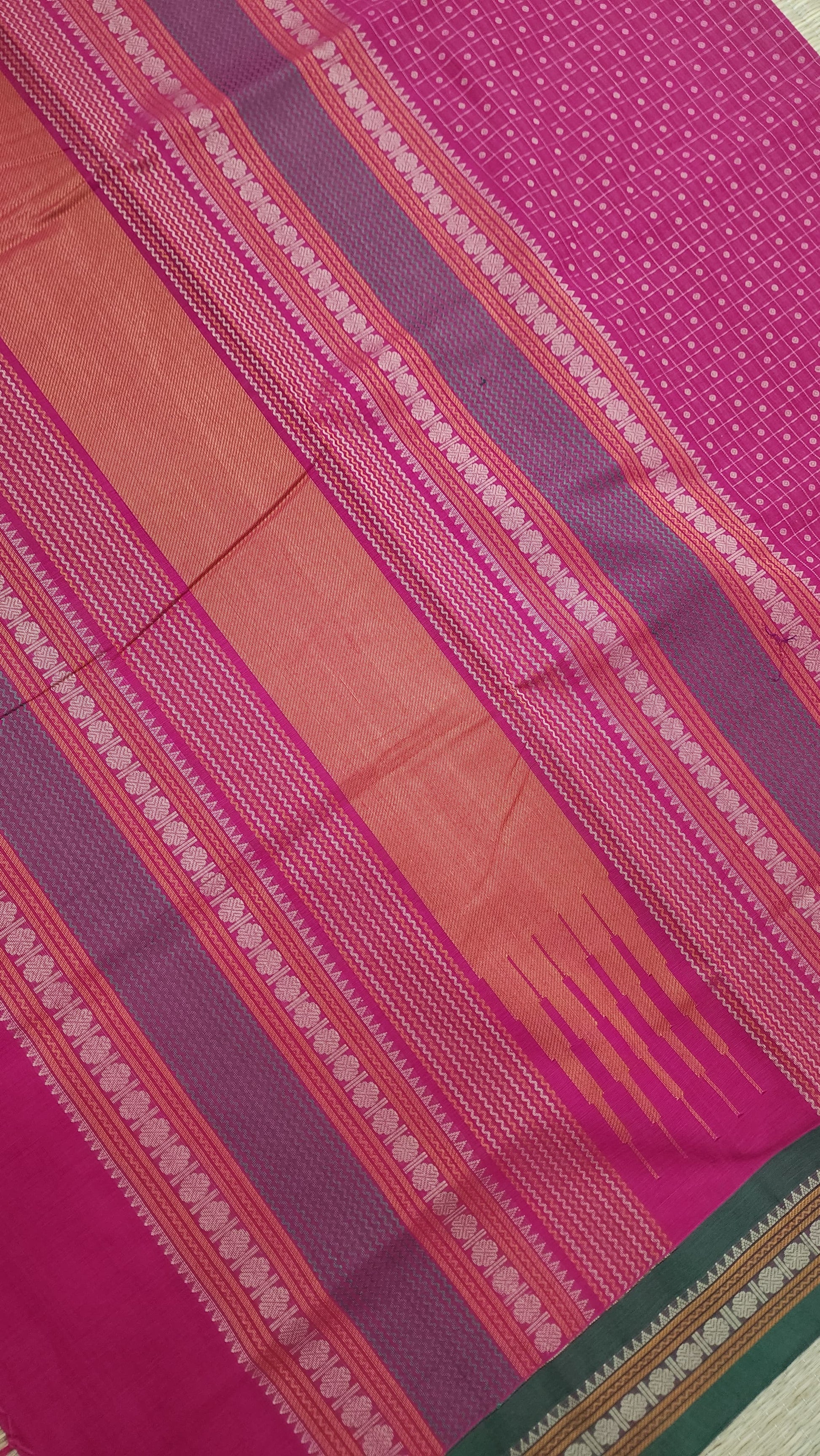 AUTHENTIC HANDWOVEN  COTTON SAREES