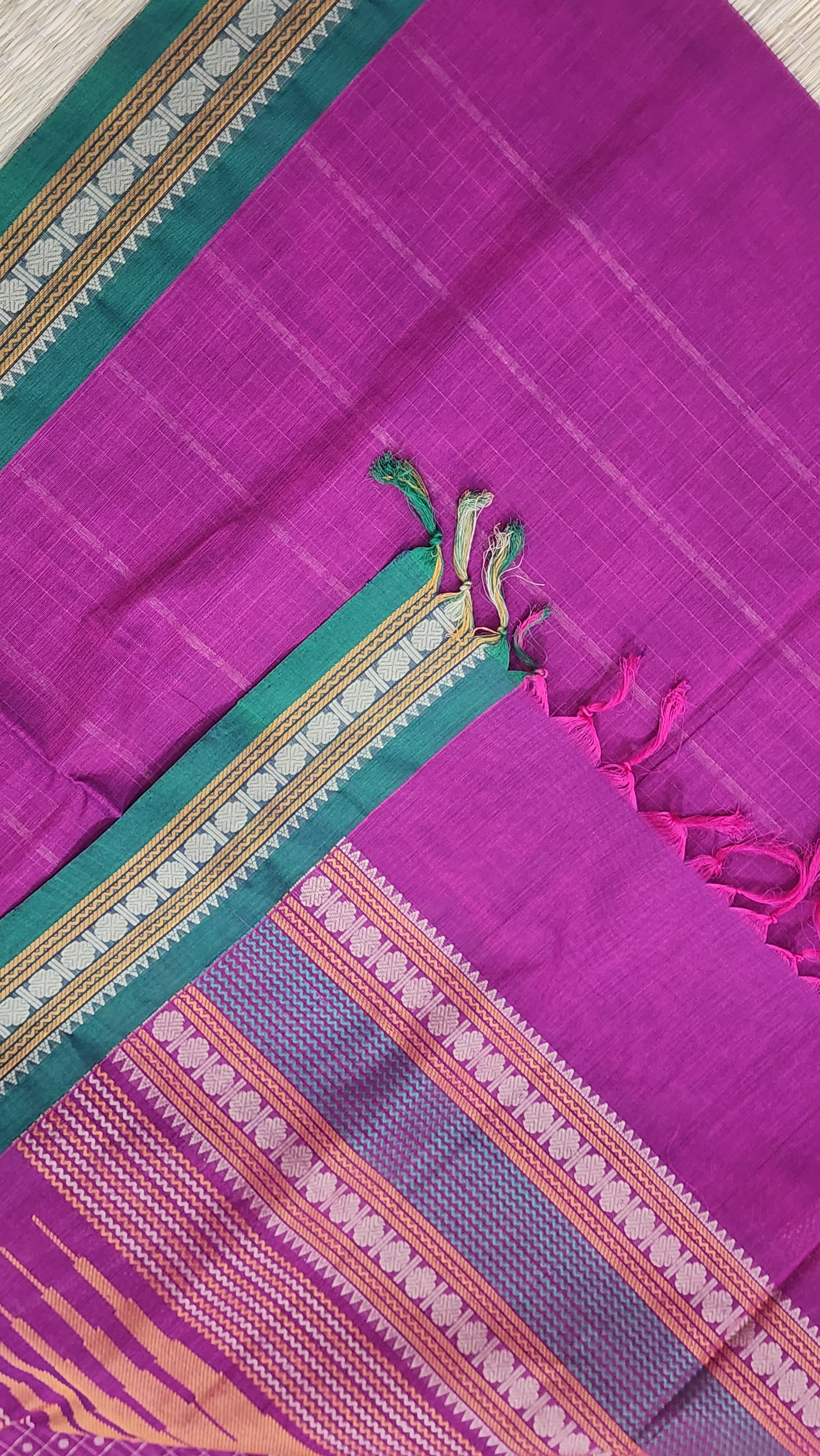 AUTHENTIC HANDWOVEN  COTTON SAREES