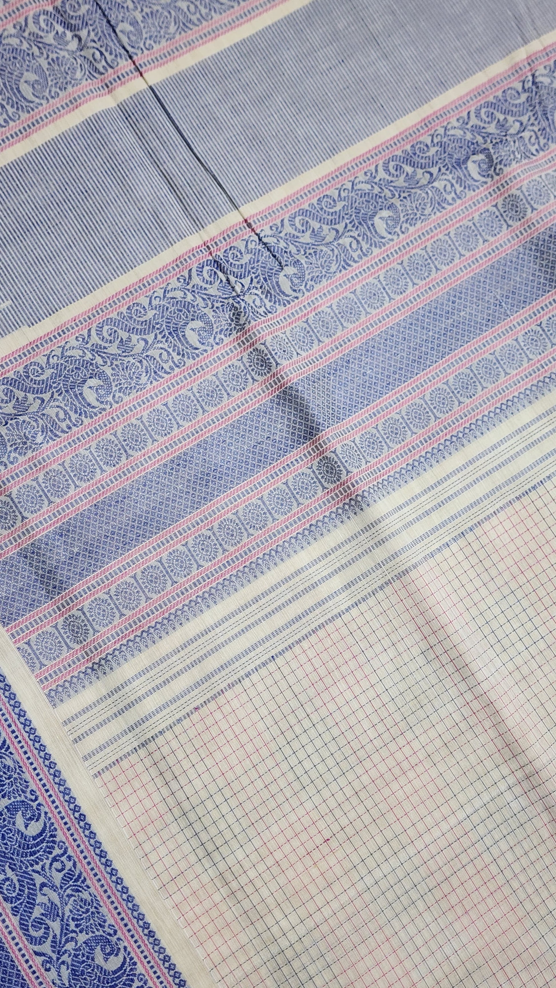 AUTHENTIC HANDWOVEN  COTTON SAREES